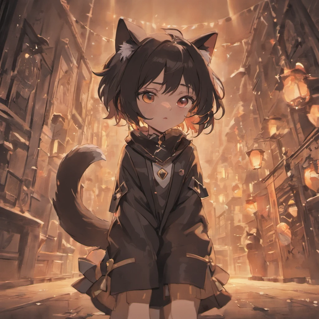 gatos preto cartoon, estilizado, anime, 2d, various positions