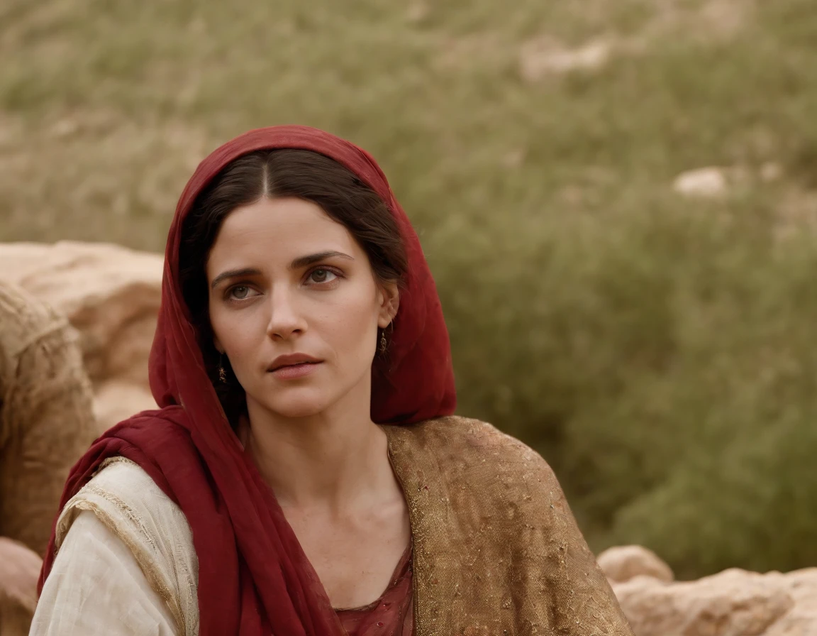 (beste-Qualit: 1.4), (ultra highres: 1.2), (Fotorrealista: 1.4), (8k, Photo RAW: 1.2).The description of the physical appearance of the Samaritan woman is not detailed in the biblical account, But her Samaritan origin suggests that she would probably have similar traits to other people in the region., nue.. Dans le contexte historico-culturel, The story of the Samaritan woman takes place during a period of ethnic and religious tensions between Samaritans and Jews. His encounter with Jesus at Jacob's Well highlights the message of spiritual equality and the importance of faith over cultural differences...