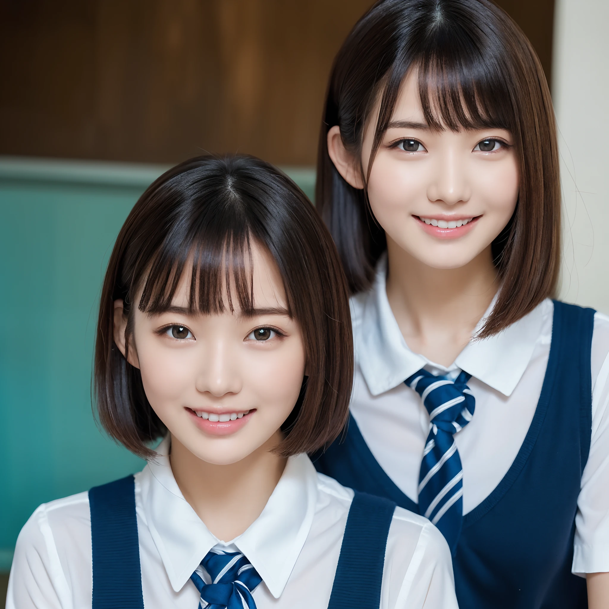 A smile、hi-school girl、校服、Tokyo Skytree、Aurora