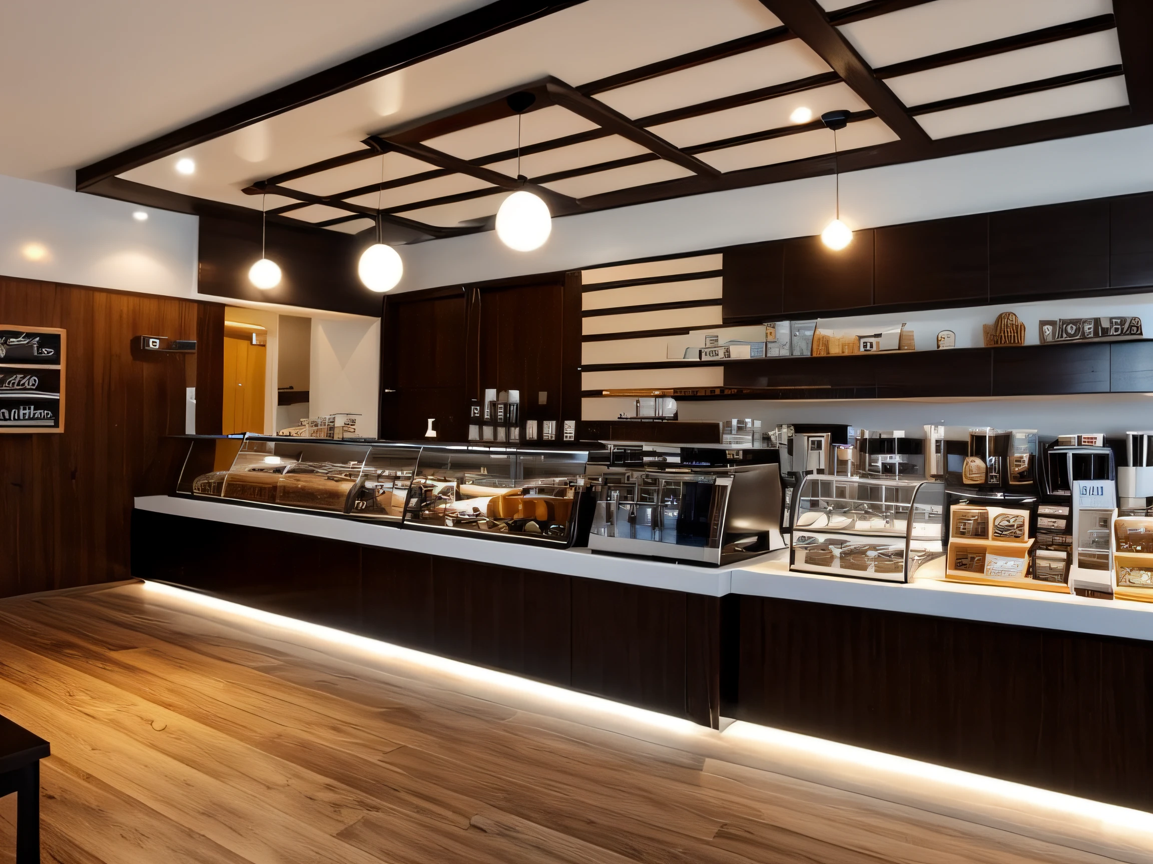 coffe shop, modern style
