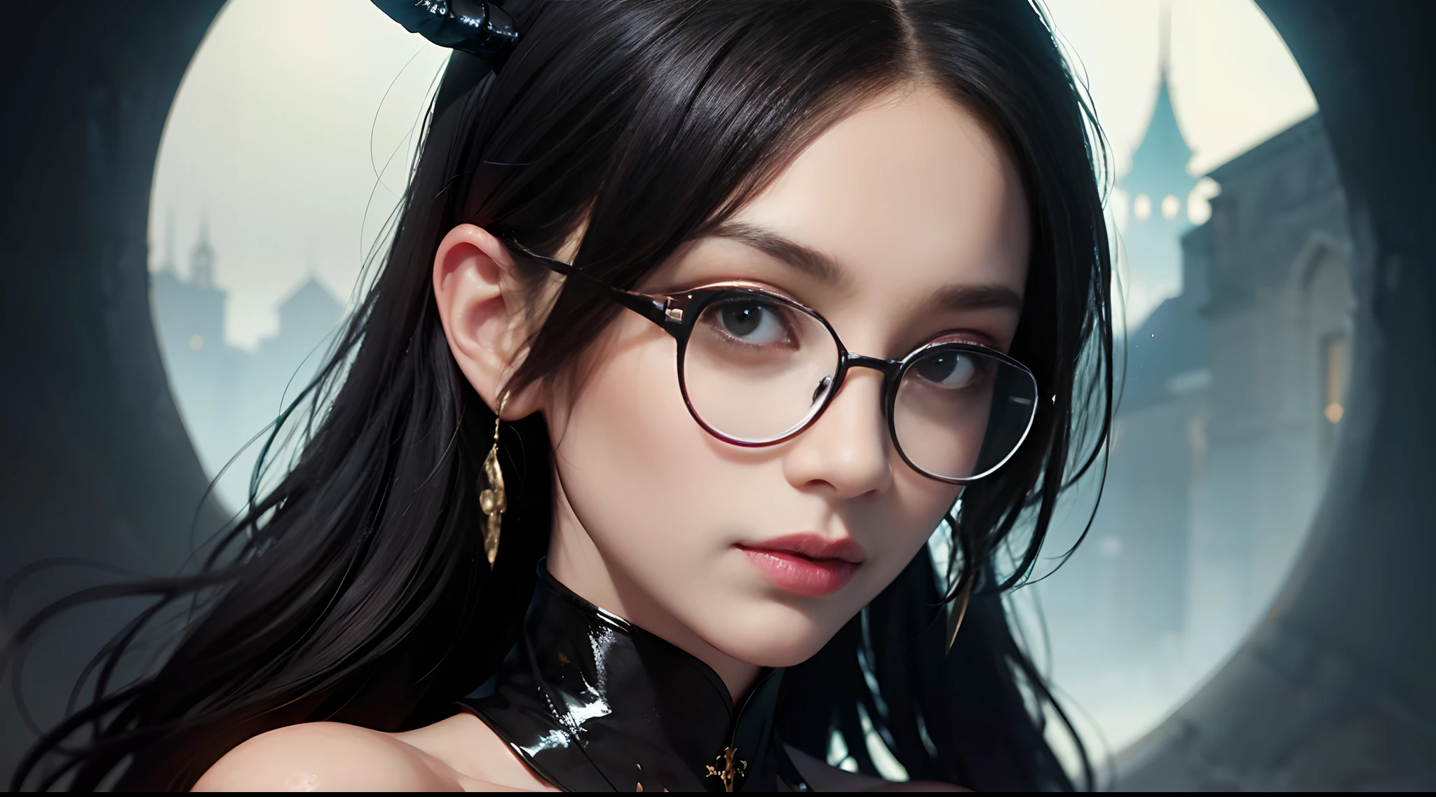 Are you okayですか、(best illustrations)、8k UHD resolution、intricate details、highest quality、realistic、Super detailed、best lighting、best shadows、soft lighting、Ultra HD、超realistic、Tyndall effect、Photoreal、(high detail skin:1.2)、 (intricate details, compensate, face to face with the children_v1:0.5), (Fine, beautiful and delicate face, Are you okay, beautiful and delicate eyes, perfectly proportioned face, high resolution skin, fine skin, Optimal ratio of 4 fingers and 1 thumb, arm under chest, お腹の下に赤く光るtattoo、wow wow, wide hips, smooth abdomen, thin and thin skin, __fashion__, __hair__:1.25)、Digital single-lens reflex camera、 不条理なrealistic作品: 1.3), (maximum resolution: 1.2), (Ultra HDTV: 1.2), cinematic light, fine eyes and skin, detailed facial features, , (sharp focus: 1.2), (focus on face:1.2),perfect style, beautiful face, acura, anatomically correct, Highly detailed face and skin texture, fine eyes, double eyelid, thin eyebrows, glitter eyeliner: 1 natural cheeks, Glossy skin, Fair skin: 1.2, (glossy lips: 1.4),(embarrassed look: 1.2),Highly detailed face and skin texture, fine eyes, double eyelid, natural cheeks, glossy lips: 1.4,exposed cleavage、Bewitching。baby face、attractive、Chest emphasis、((((giant glasses, otaku glasses, thick glasses, round glasses)))),The long-haired、Braid hair、Ponytail distortion、, Ponytail with a bow tied at the back of the hair, huge solemn expression、body up、Big breasts emphasis, super tight chest, 豊胸hand術, The chest is very large and round,tight waist、 meet beautiful girls, looking at girl'body of, in the dark、bat wings,(((小さなdevilの角)))、(devil'tail of)、(detailed spooky background:0.8)、Long grey hair,emits eerie demonic flames,Lu Guoguang,green flash particles, magic、火炎magic、Flares up violently、swirling explosion, angelic halo, Dazzling gold and orange shine, Dramatic composition details), synchrotron radiation, Powerful light area, (magicのシンボルが鎧に輝く:1.3), (magicの魔力が彼女の周囲に渦巻いていた:1.3), Long white hair waving in the wind in every detail, (intense expression:1.1), (Its light is、Highlighting her dominance and rebirth behind the scenes:1.4), (Wisdom and Rebirth:1.2), (Strong stance:1.2), (Overwhelming mystical power:1.2), (きらめくSweat:1.1),(The contrast between silver and gold:1.3),elegant glitter dark&mysterious version, very beautiful and shining eyes、Arms tied with rough ropes、girl hanging from the ceiling、Sweat、ロープが彼女body ofを縛った、wet body、Aranawa that bites into the crotch、股間からは大量body of液が流れ出す.、The tower is good、wet white underwear、One leg is suspended above by a coarse rope、tied up with a rope、tightly tied、tie one'hand、Hanging in shackles、tattoo, gem