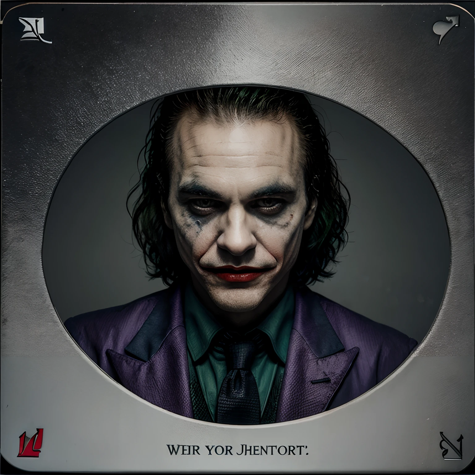 Image of a card with only the joker depicted