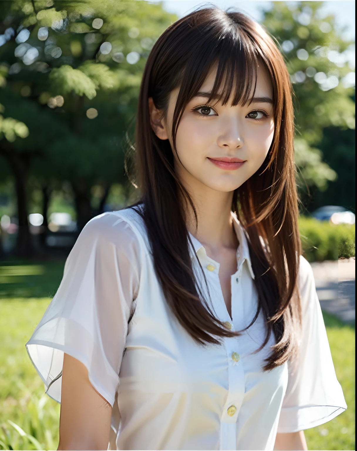 Best Quality, 超A high resolution, (Photorealistic:1.4), Raw photo, (upper thigh, From Side:0.7), (Bokeh:1.5), (sit on a bed), (in a suite:1.6),window,
1日本人の女の子, Cute, (Solo:1.6), (Shy smile), (Brown eyes), Smooth skin, (Brown medium hair,Bangs),(Small chest),Delicacy, (touch hair:1.4),
(off-white transparent clothes:1),