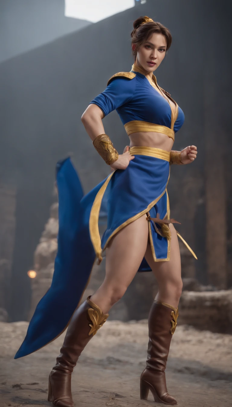 A obra-prima de Street Fighter de Chun Li, CG, Cintura de homenzinho, long leg proportions, long eyeslashes, determinado, Botas brancas de cano alto, melhor luz e sombra, Back up the view, Estilo Capcom, Ultra HD | | | | |, 8k, pele real, Every Body is Water, Chun Li's characteristic movement, black tights, olhos grandes lacrimejantes, ponte do nariz alto, Lowercase mouth, Grande de mama, Largura Inguin, Chun Li's Classic Costume, cozinhado, 30 anos, Corpo inteiroesbiano, Respingos ao redor, Quedas, Nas ruas de Shibuya, tokyolagii, Charme juvenil, Cabelo lindamente estilizado, olhos expressivos，Shine with emotion, Perfectly captures emotion and detail, cinemactic, hiper-detalhado, detalhes insanos, Lindamente colorido, illusory engine, graus de liberdade, Hyper-Resolution, Megapixel, cinematographic lightning, antialiasing, FKAA, TXAA, RTX, SSAO, post process, post - production, Mapeamento de Tons, ......cgi, VFX, SFX, Insanamente detalhado e intrincado, hipermaximalista, Ultra foto Realsisim, volumetr, fotorrealista, O ultrarrealista, ultra-detalhado, detalhes intrincados, 8k, super detalhado, Colouring, Volumetric lightning, HDR, Realistic, illusory engine, 16k, foco nítido, Octane render --v testp