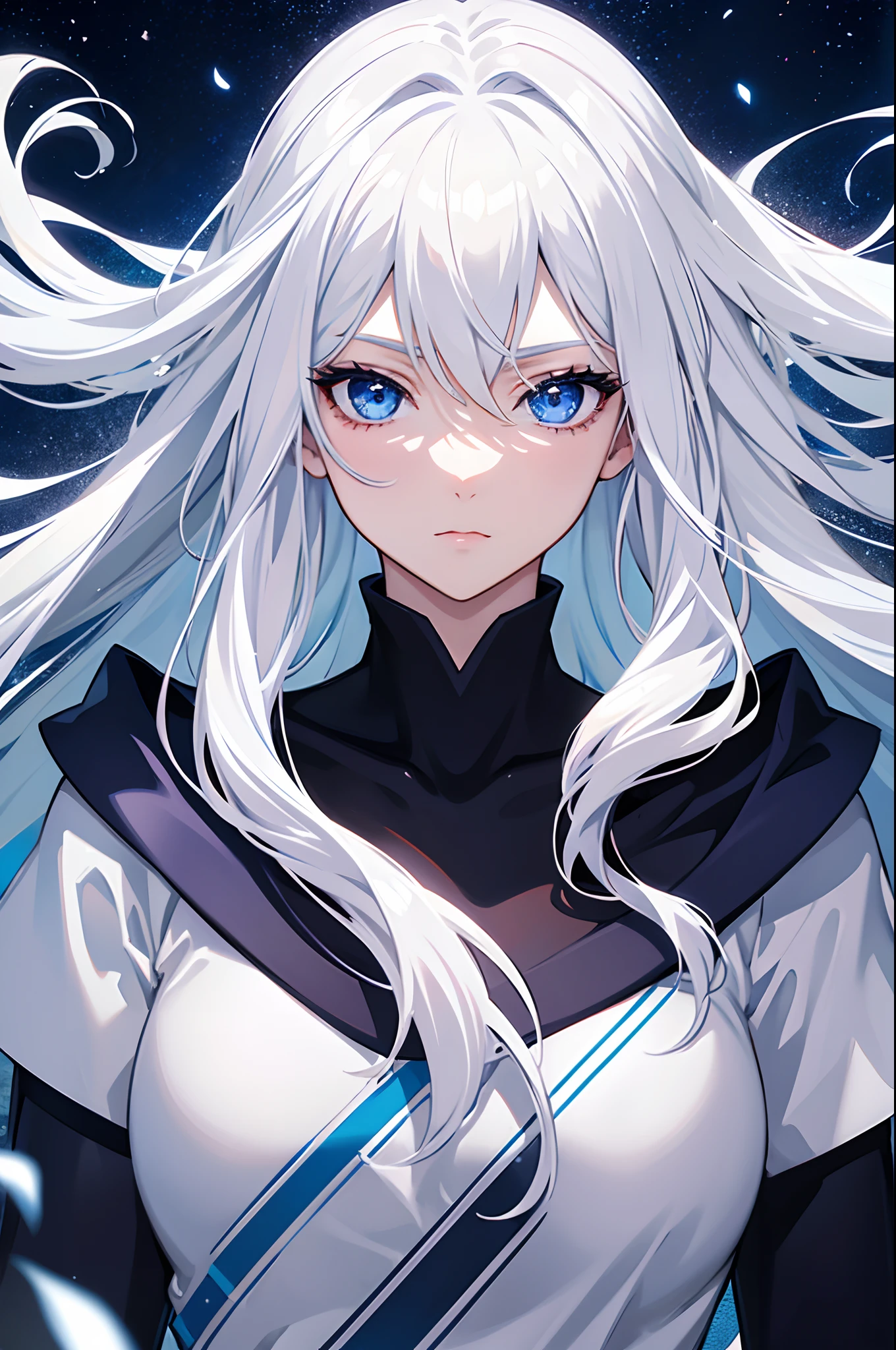 Anime with white hair