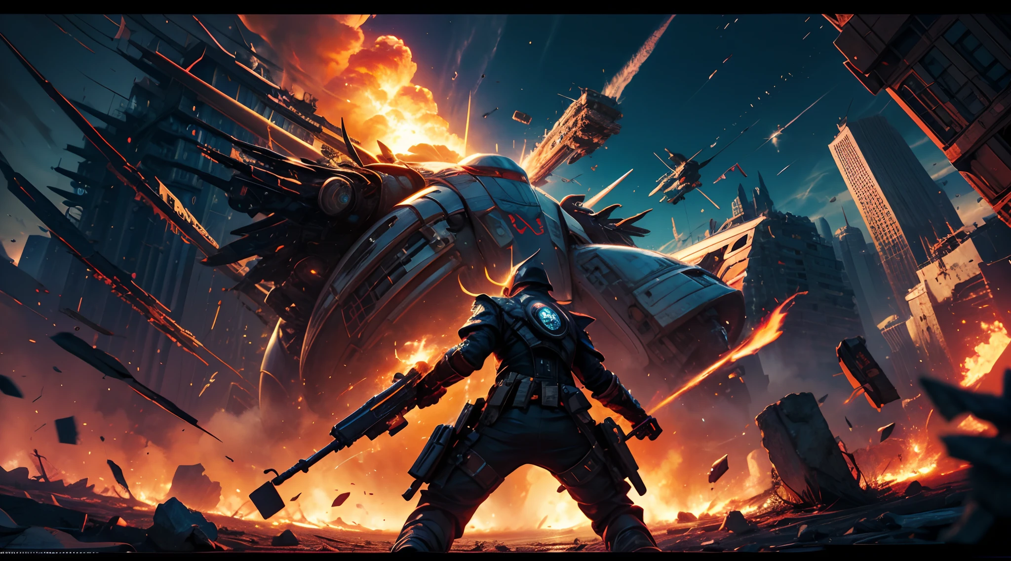 there is a video game controller that is exploding in the air, playstation, video game digital art, ps 3, amazing splashscreen artwork, ps 3 graphics, playstation 3, pc wallpaper, amazing wallpaper, playstation 6, 4 k wallpaper, ps 4, ps4, 4k wallpaper, video game control, hd artwork, wallpaper hd, wallpaper 4 k, wallpaper 4k --auto