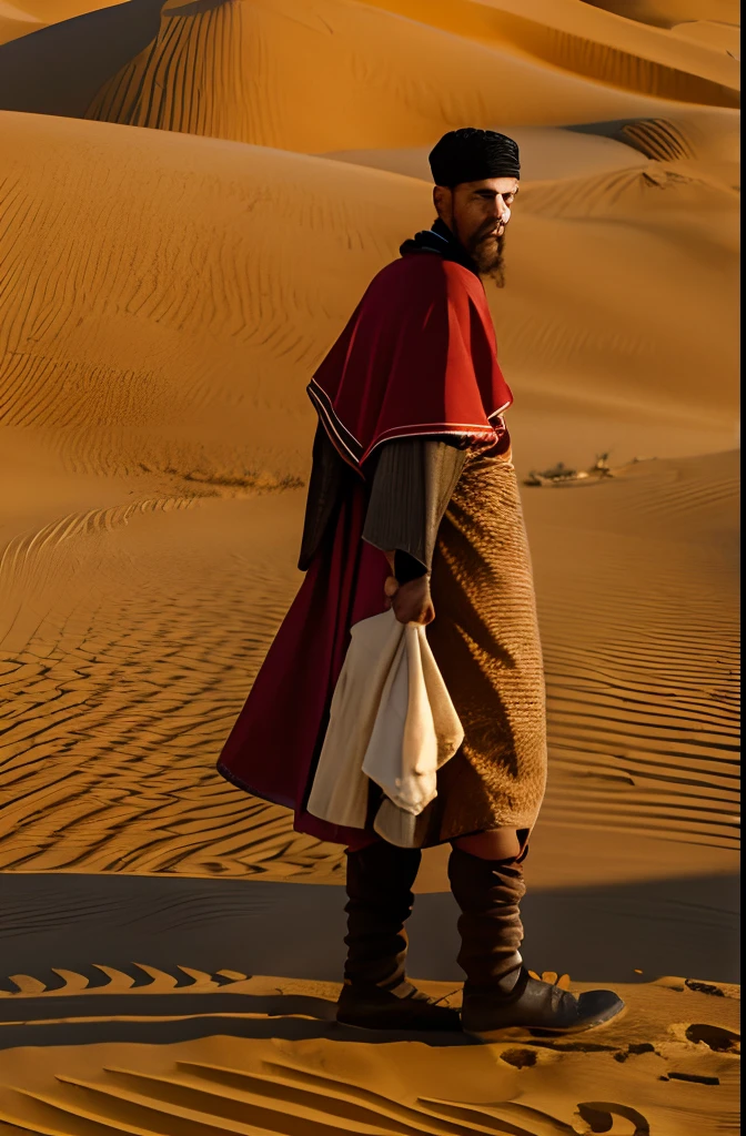 bedouin, man, desert, medieval garb