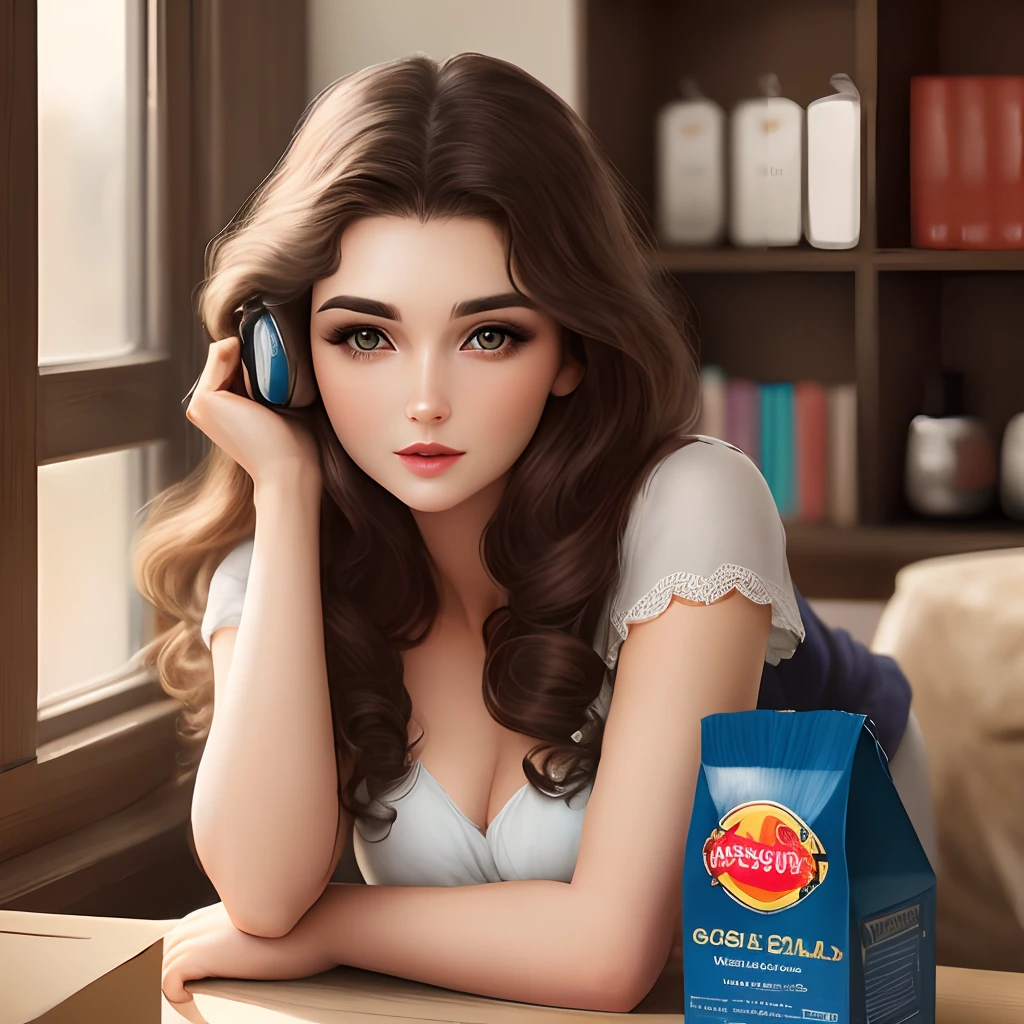 Most beutiful woman looking like carton model