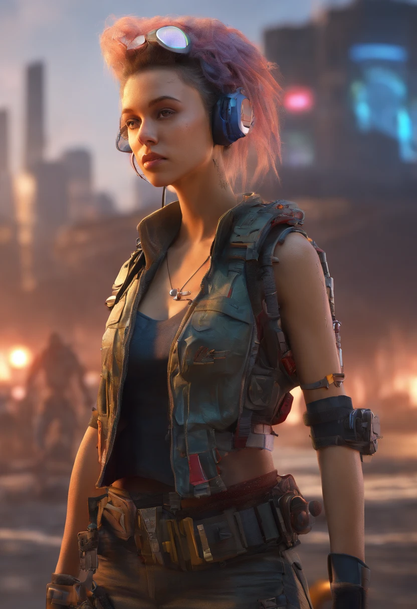 Wolf,Apex Legends,Thief,Fan Holding,Jewelry Store,Braided Hair,Brown Skin,Titanfall,3D,Unreal Engine 5,Detailed --auto --s2
