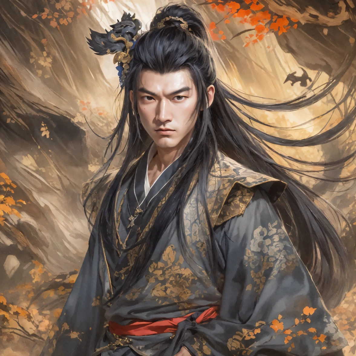 32K,Qin Yu flew into the Immortal Demon Realm, Chance encounter with Liu Hanshu, He saw in him his former self, It was decided to take him as an apprentice, Teach him how to protect himself, But because of the Tibetan star map, He established relationships with the Liu family and the Jade Sword Sect, It opens with the death of Liu Hanshu, Qin Yu embarked on the road of confrontation with a strong enemy, Working hard, Make yourself stronger, Stick to your own core path of justice, I also want to protect the people I care about, The three brothers took off, And embarked on a long journey to find a good brother, Qin Yu, Where are Xiao Hei and Hou Fei(canyons)Climb the streets(Doomsday Stream)eyes filled with angry,He clenched his fists,Rush up,Deliver a fatal blow to your opponent,full bodyesbian,Full Body Male Mage 32K(Masterpiece Canyon Ultra HD)Long flowing black hair,Campsite size,zydink, The wounded lined up in the streets(canyons)Climb the streets, The scene of the explosion(canyons), (Linen batik scarf), Angry fighting stance, looking at the ground, Batik linen bandana, Chinese python pattern long-sleeved garment, canyons(Abstract propylene splash:1.2), Dark clouds lightning background,Flour flies(realisticlying:1.4),Black color hair,Flour fluttering,rainbow background, A high resolution, the detail, RAW photogr, Sharp Re, Nikon D850 Film Stock Photo by Jefferies Lee 4 Kodak Portra 400 Camera F1.6 shots, Rich colors, ultra-realistic vivid textures, Dramatic lighting, Unreal Engine Art Station Trend, cinestir 800,Flowing black hair,(((Jungle Canyon)))The wounded lined up in the streets(vale)Climb the streets,Movie master real-time image quality(tmasterpiece,k hd,hyper HD,32K)Long flowing glossy black hair,Tang dynasty complex,zydink, a color,Morning(canyons), (Linen batik scarf), Combat posture, looking at the ground, Linen bandana, Chinese python pattern long-sleeved garment, Morning(Abstract gouache splash:1.2), Dark clouds lightning background,sprinkling