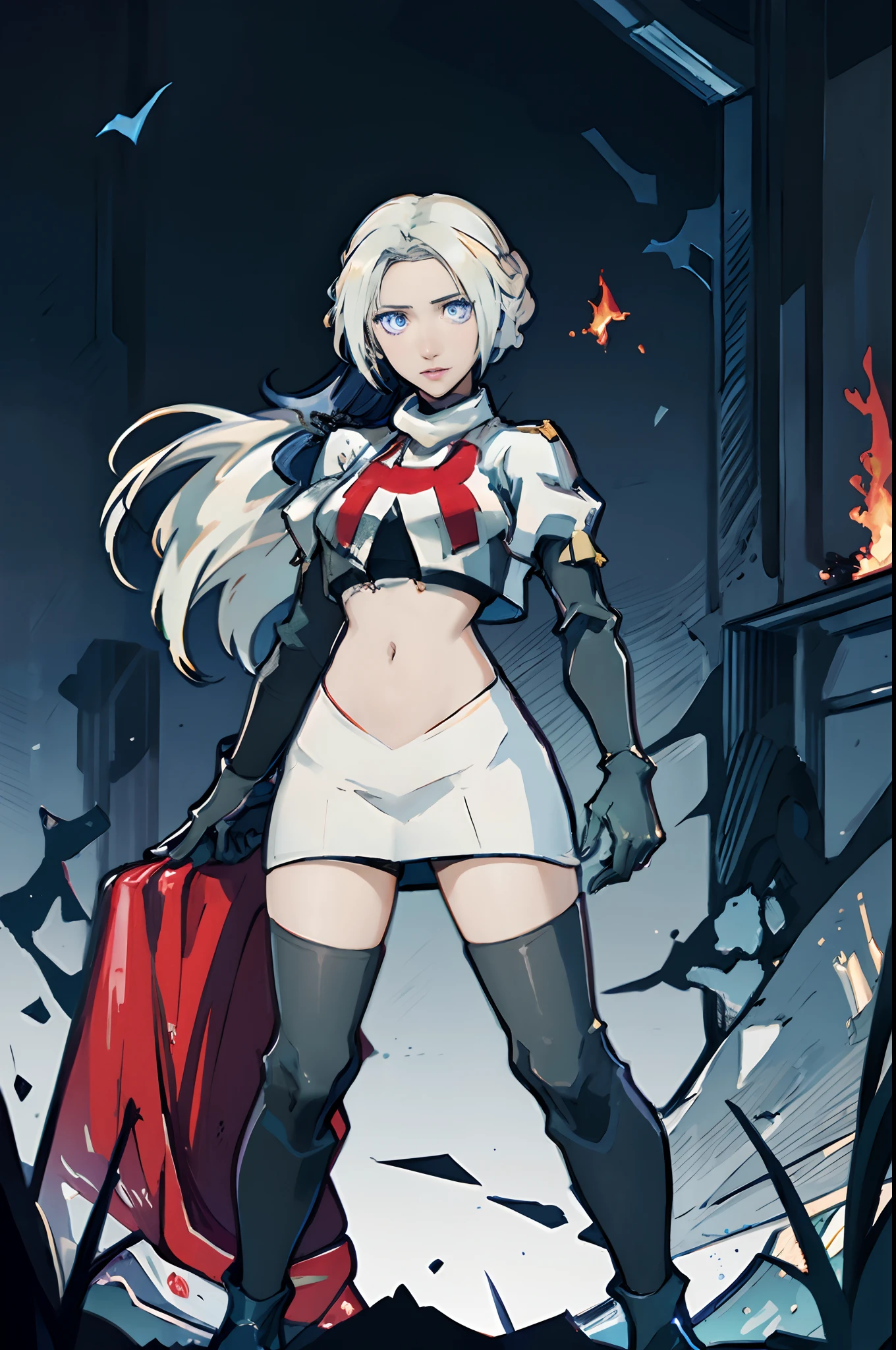 face of Edelgard von Hresvelg (Fire Emblem: Three Houses)