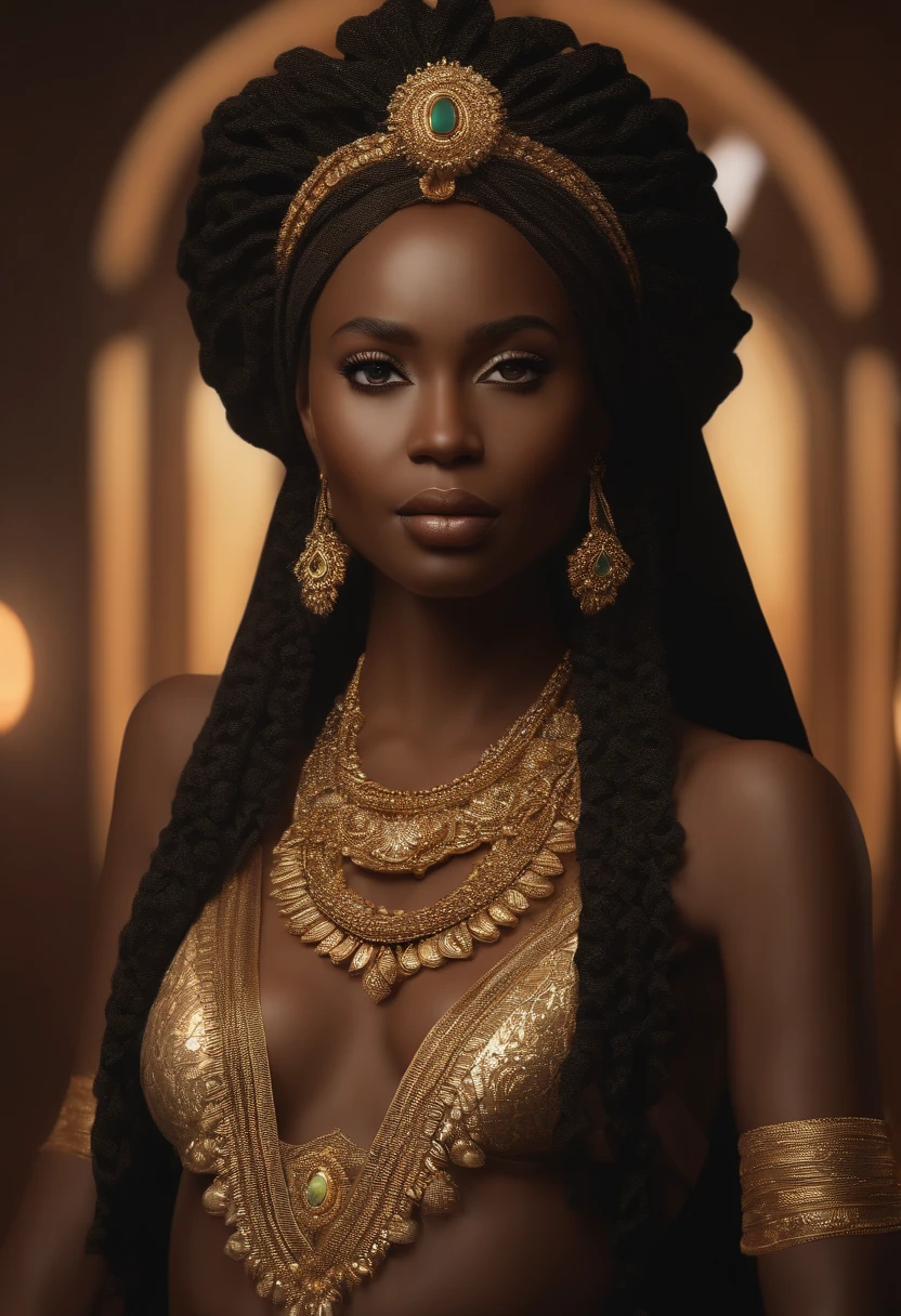 (Professional 3D rendering:1.3) de (Realistic:1.3) Foto de arte mais bonito do mundo,(((SOMENTE O ROSTO)))Yemanja, orisha, rainha africana,roupas azuis,Orixá queen of the oceans,cores azuis, vestindo um ade detalhado e intrincado, olhar materno, cosmic goddess,impressionismo,Afrofuturista, corpo inteiro 8k unidade render, poros da pele, very dark lighting, sombreamento pesado, circunstanciado, rosto detalhado, (Vibrando, fotografia realista, Realistic, Dramatic, Escuro, foco nítido, 8k), (Roupas africanas de tribos :1.4), ((((use tecidos)))), (intrincado:1.4), decadente, (altamente detalhado:1.4), Pintura digital, rendering by octane, art stations, conceito-arte, liso, foco nítido, germe da arte, (Loish:0.23), Wlop Ilya Kuvshinov, e greg rutkowski e alphonse mucha gracias, (global ilumination, studiolight, light volumetric), beira do mar, floating particles,(((close-up rosto))), ((Fundo escuro noite estrelada:1.3)),CGSesociedade,art stations