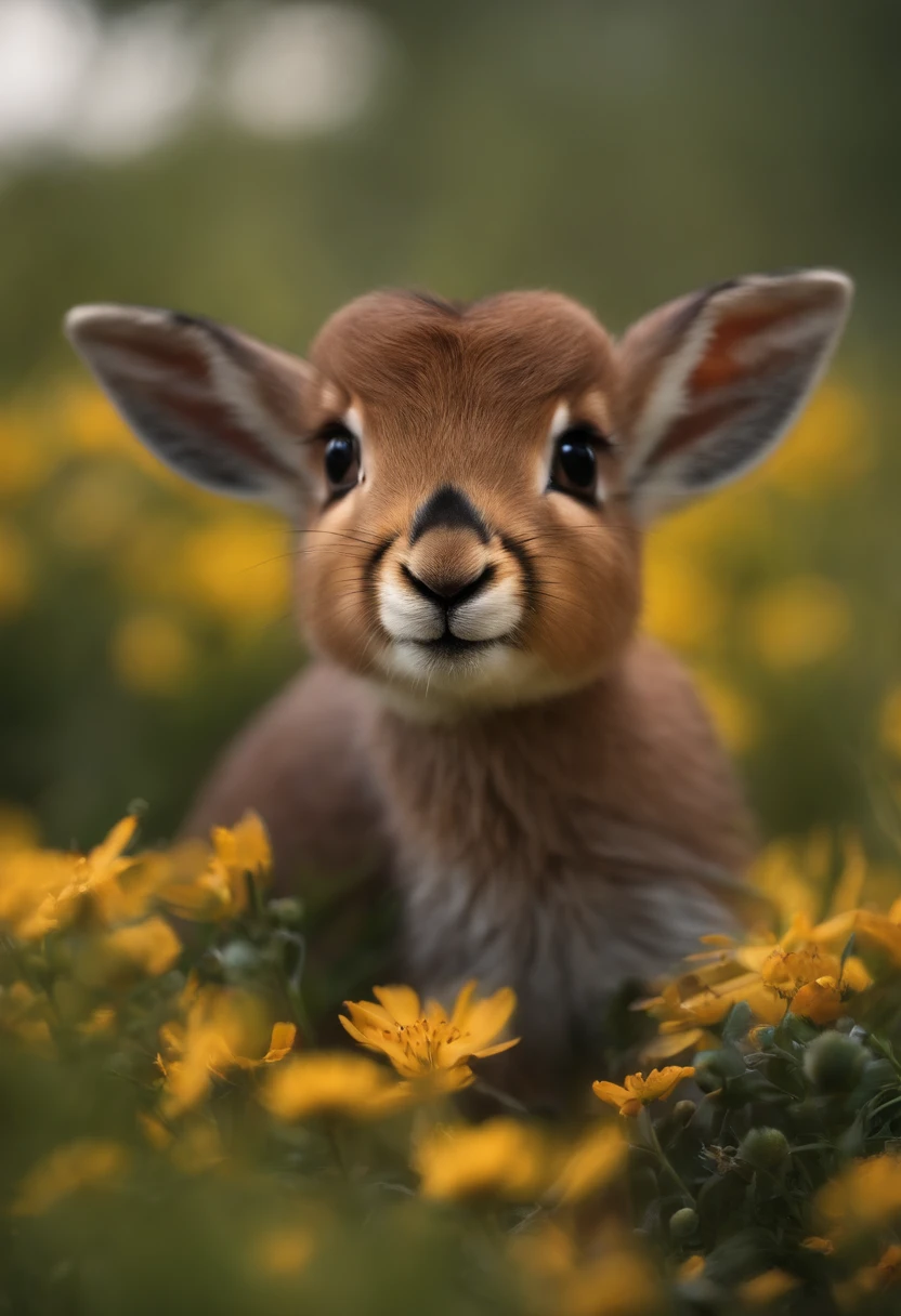 Tiere、soothing、cute little、Universally accepted、spherical、a smile、Has a small、Hareful、