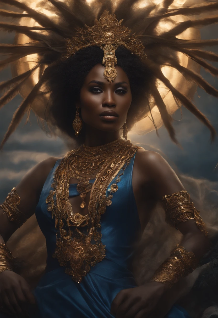 Dark or blue skin, representing the eternal darkness that existed before creation.
Wild, disheveled hair that flows around her like a halo, symbolizing her freedom from societal norms.
A garland made of human heads, emphasizing her role as the liberator of souls from the cycle of birth and death.
Multiple arms, each holding a weapon, showcasing her power to protect and destroy evil forces.
A protruding tongue, illustrating her disdain for societal norms and her ability to consume and digest the evil in the world.