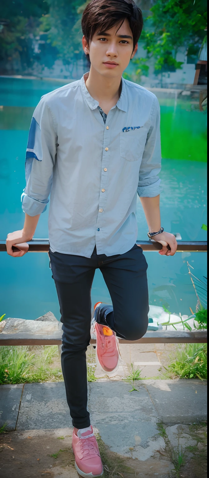 Change background, realstic face