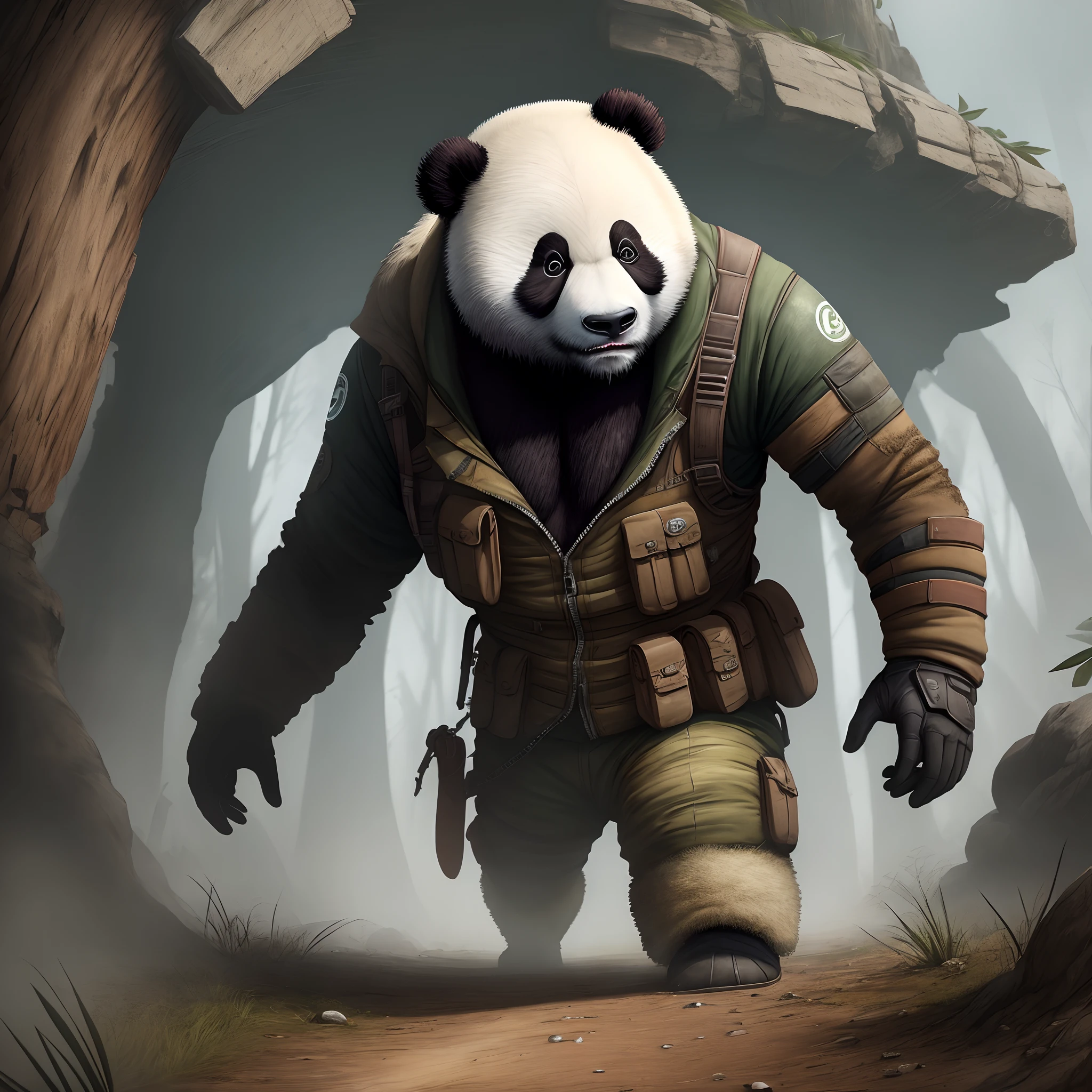 survarium, man, panda, 28 year old