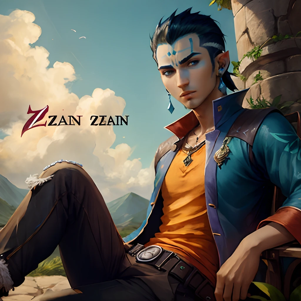 Make avatar of name ZAIN