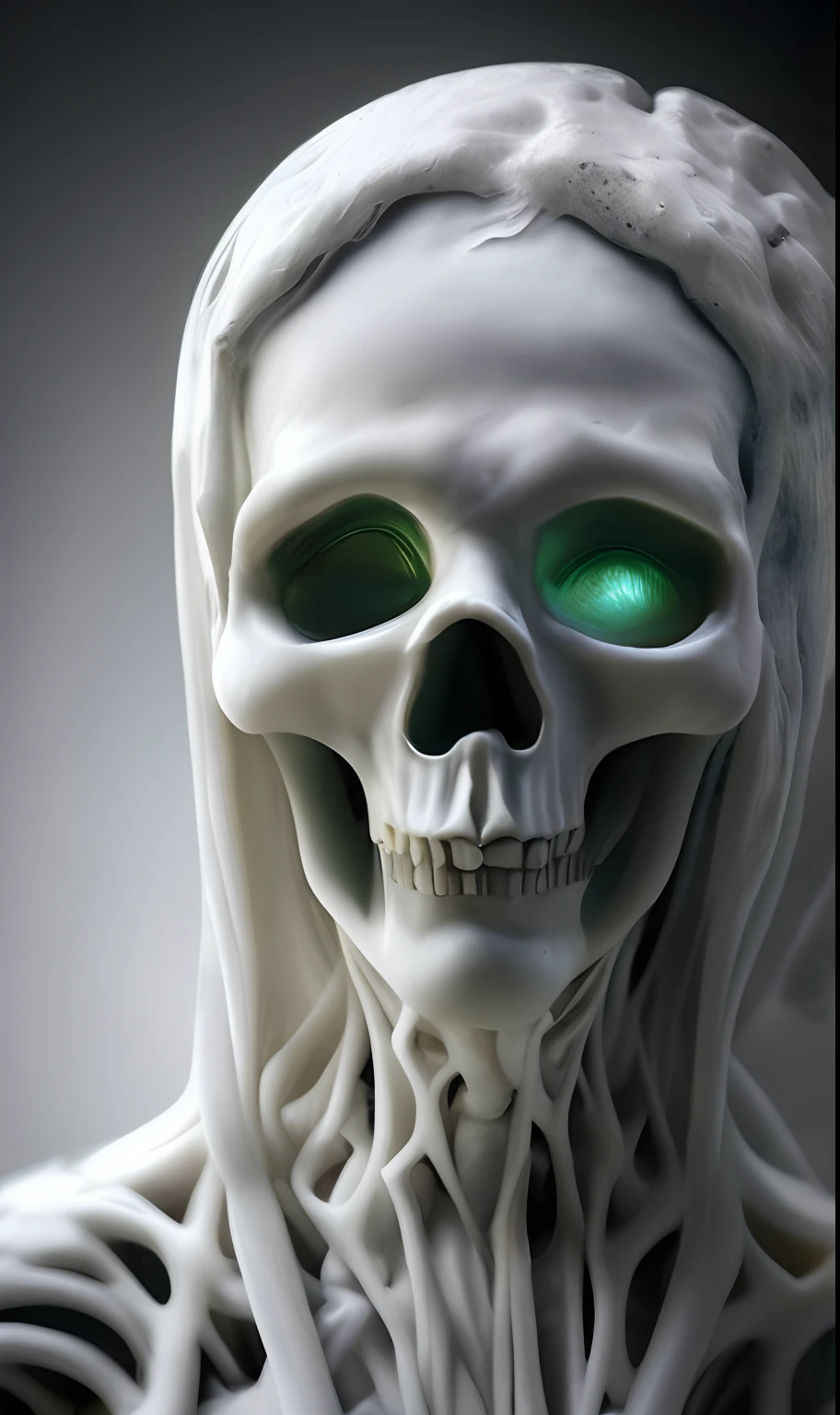 a ghost faces and smooth porcelain skin in a multiple moons glowing in the style of sharp focus on the face, hyper detailed hyper detailed, <lora:sdxl_lightning_8step_lora.safetensors:1.0>, <lora:add detail xl.safetensors:1.5>