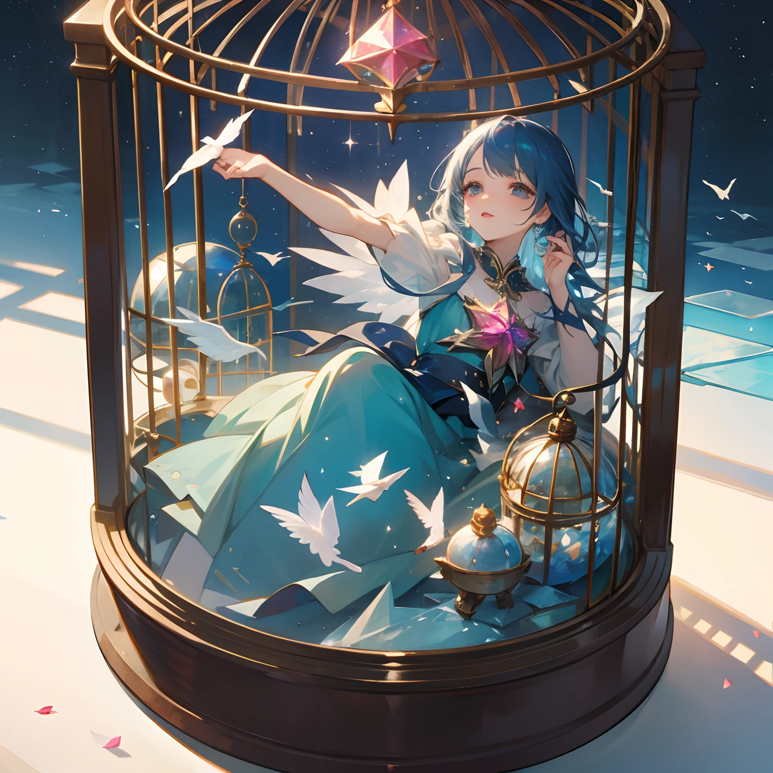 glass、bird cage、In the ice、Fairytale、starrysky、sapphires、ruby、lipsticks