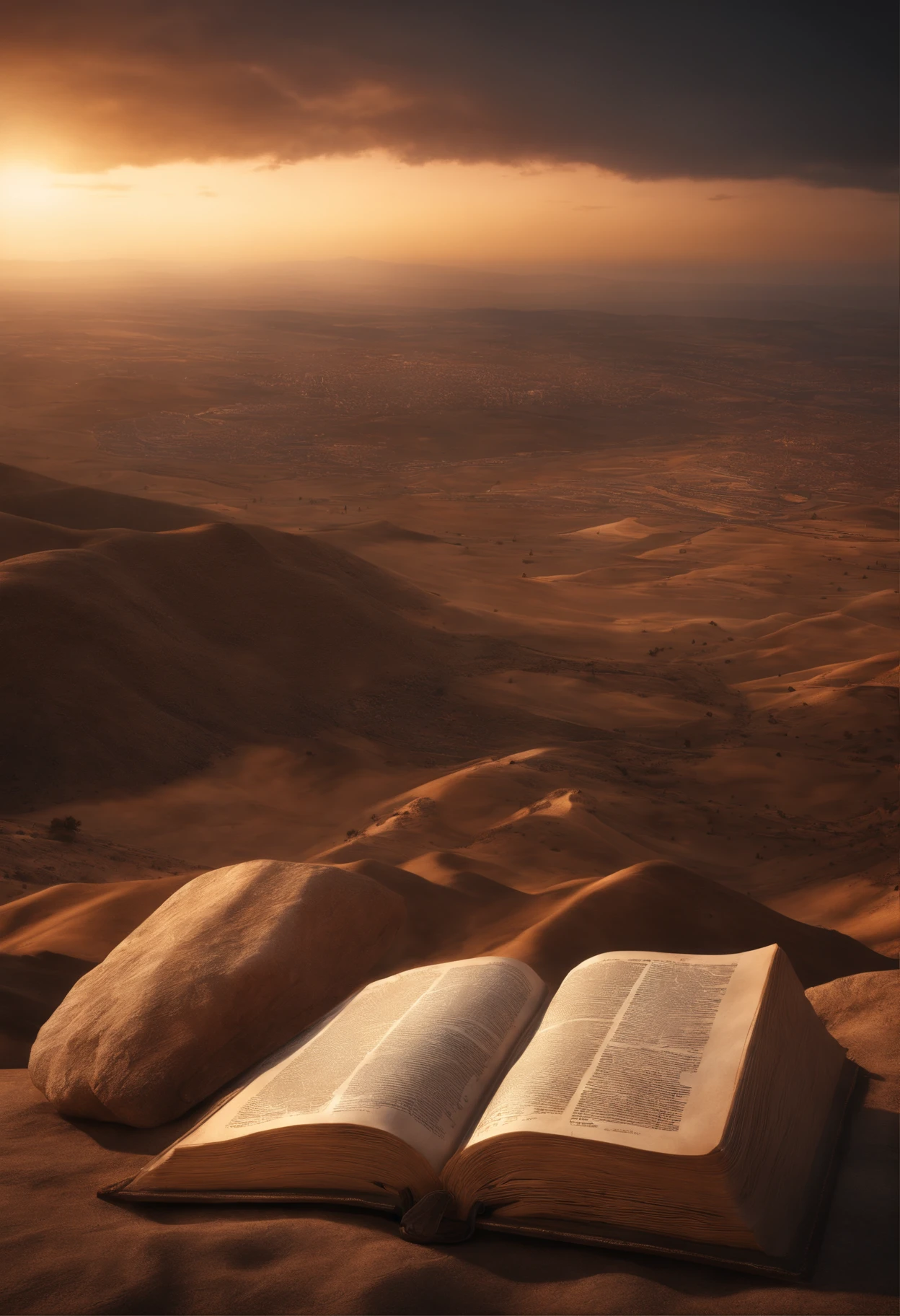 Amazing Holy Bible,, Landscape in the skies, cinemactic, Israel and Jerusalem, ultra fotorreal |, Ultra Detalhado, detalhes intrincados, hiper-realista, octan render, 8k, Full HD