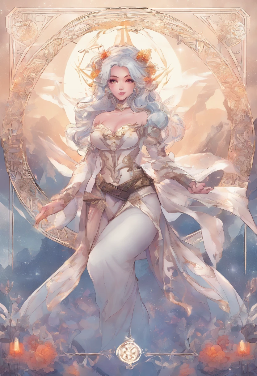 winter solstice，poster for， Artistically, tchibi,yang08k, big breasts beautiful, coloring,