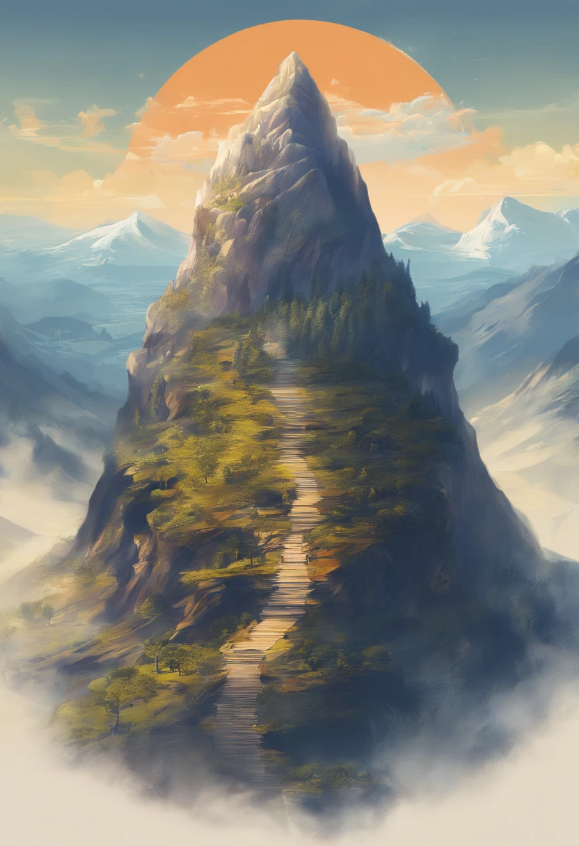 A mountain shaped like a tiger