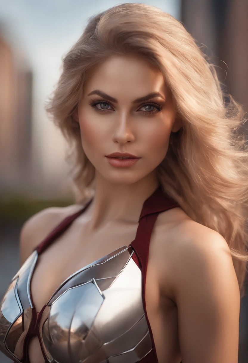 Anime style, (superman girl), insanely beautiful Alina Gorokhova portrait photo, 21 years old, full body, top angle, body curves, navel, miniskirt, smooth creamy skin, beautiful maroon eyes, Beautiful facial details, ((Manhattan background) )), low angle medium shot, greedy and attractive, amazingly euphoric gorgeous, vivid emotion, peach fluff, symmetrical circular iris, natural Glitter makeup, detailed moisture, detailed droplets, detailed intricate hair strands, DSLR, reflected in raytraced, Pino Deni, Larry's Bud Melmann, symmetrical face and body, CGsociety, Gottfried Hernwein and Irakli Nadal, eye reflections, focus, Unreal Engine 5, VFX, film photography, extreme detail, Ultra HD, post-processing, post-production, single face, Tanvir Tamim, ultra-realistic photography, Shot with Hasselblad X1D-50c, ISO 100