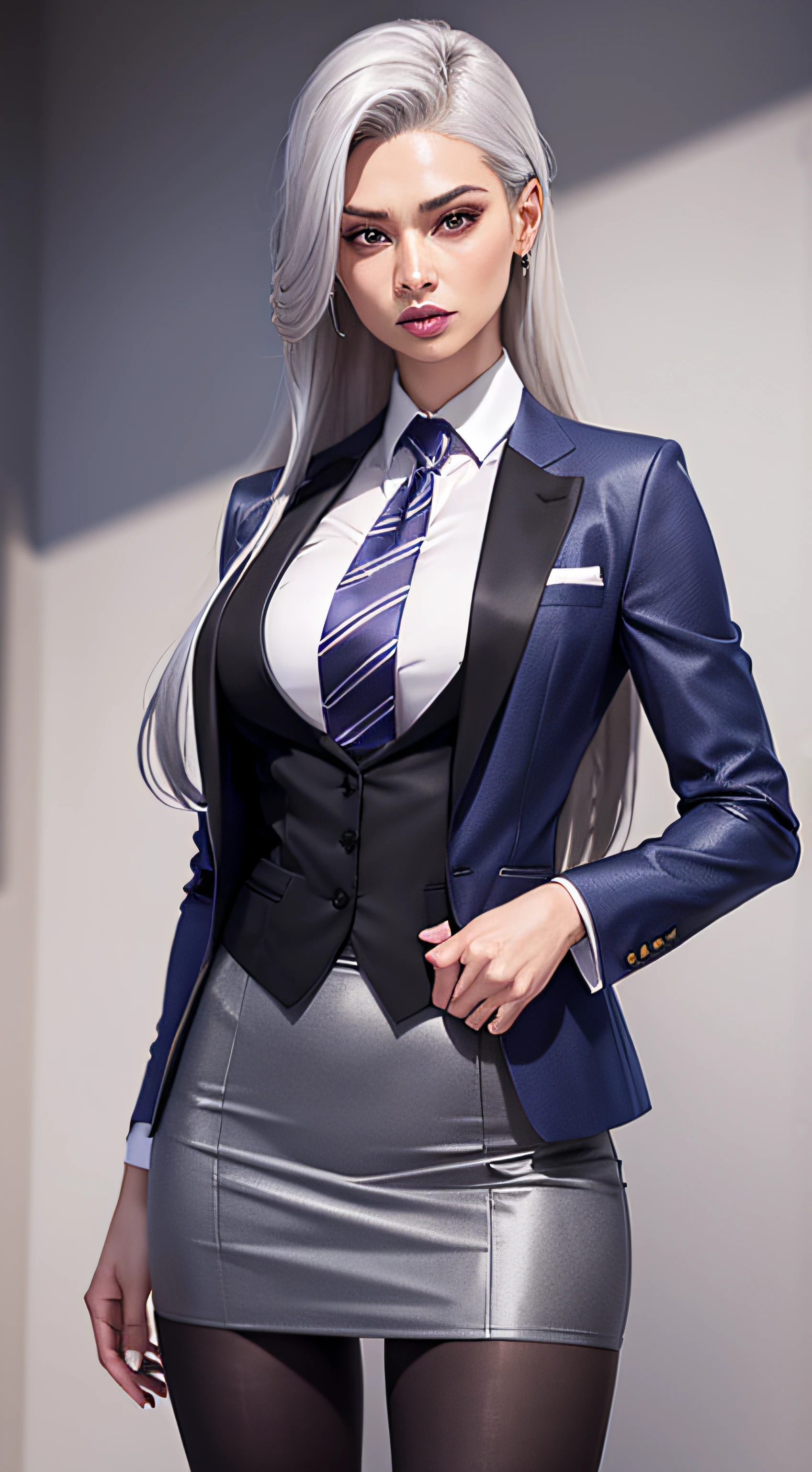 lindo, (obra-prima: 1.2), (melhor qualidade: 1.2), SFW, perfect lighting, seios grandes,
gray hair
Sindel's Hair
long hair pulled back
Long, straight hair back
multicolored hair
Sindel, 8k, perfect hands,((obra-prima)), skirt suit, suit and tie, (((three-piece suit))), silk dress shirt, shirt and tie, striped necktie, ((blazer)), ((suit jacket)), open jacket, ((waistcoat)), bodycon miniskirt, tights, pocket square, tie clip, | |
microvestido, MILF,