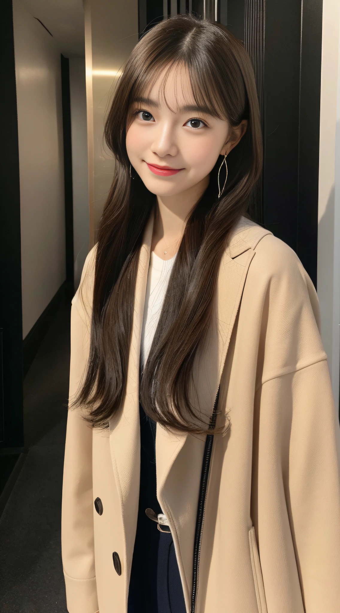 (((32K,very high res, high detailing, highly accurate,Masterpiece Girl 1：1.5))),Raw photo & realistic atmosphere,beautiful dark blue eyes,Detailed mouth,Glossy lips,Detailed eyebrows,Soft white skin that shines with every detail,,Eyes drawn in detail、Very beautiful eyes with azure eyes,Detailed lips、Very beautiful face,Very well-formed face、Lifelike face,shiny beautiful lips,Beautiful eyebrows,Infinite reality,Best design,（Insanely cute Japan 16-year-old high school girl,,Beautifully shaped breasts,Very cute beautiful girl,Little Girl,Healthy body,Outstanding style：1.5）,Best Natural Makeup,Japanese ido,Korean Idols,Young sensual idol,Moist eyes,Dark Beautiful Deep Eyes,Beautiful butt,beauty legs,,camel's foot,：1.3),超A high resolution、,Natural and realistic face,Back lighting,Pure eyes are too cute,(((photorealisim,Photograph the whole body))),,Reality Live Action,（Fashionable earrings,,a necklace,A bracelet,gyuru,Glossy nail art,2022 Women's Teens Winter Casual Fashion,Down jacket,Black pants,white shoe,Calm and fashionable girl,light brown hair,Braided ear hair,独奏,little smiling,full body Esbian,Show full-body fashion,Leaning forward,Bend over, Only beauty young cute 15 year old girl,A rather petite and very cute 15-year-old girl：1.7）,Night in Shibuya