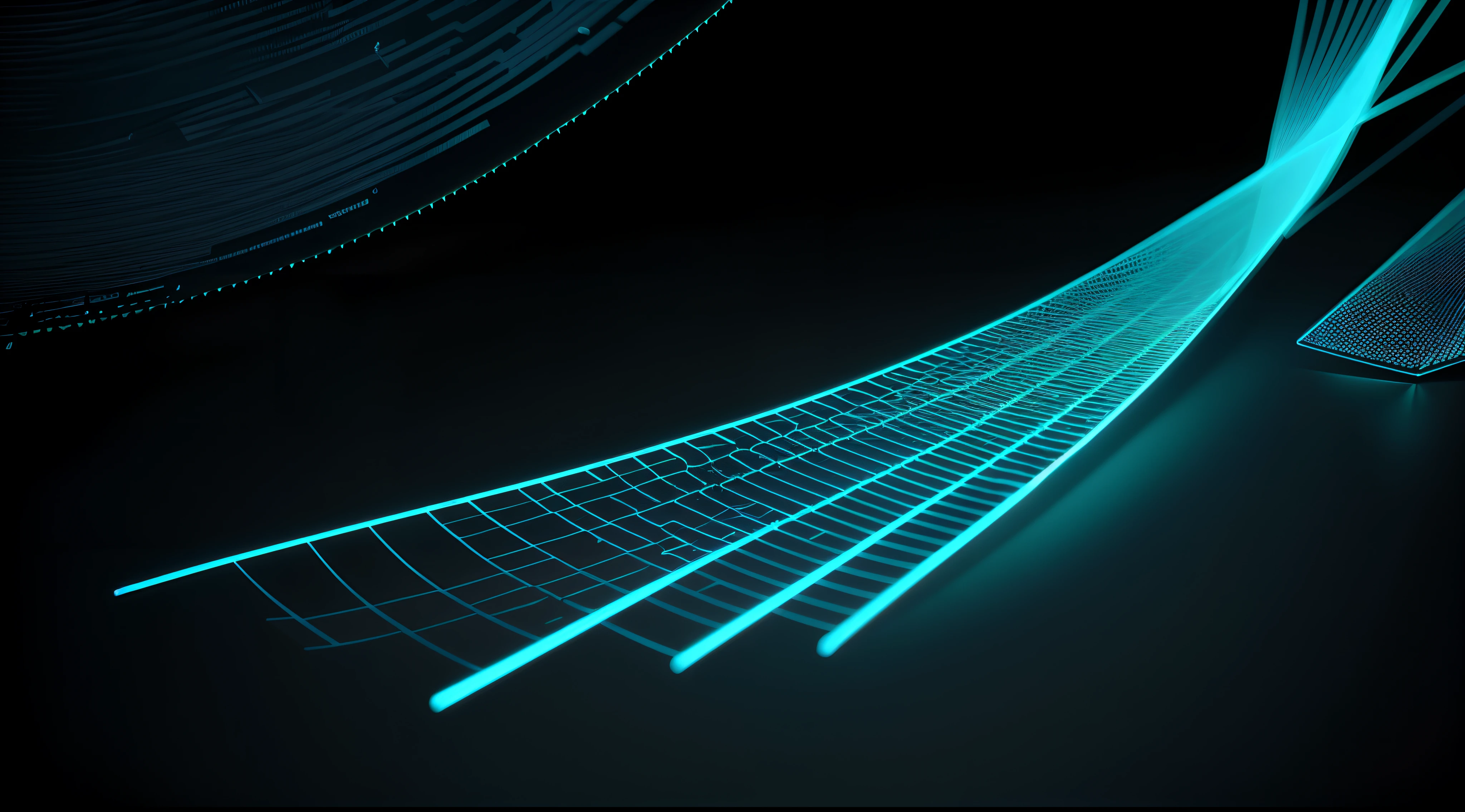 Engaging 3D visualization featuring stunning graphs、glinting