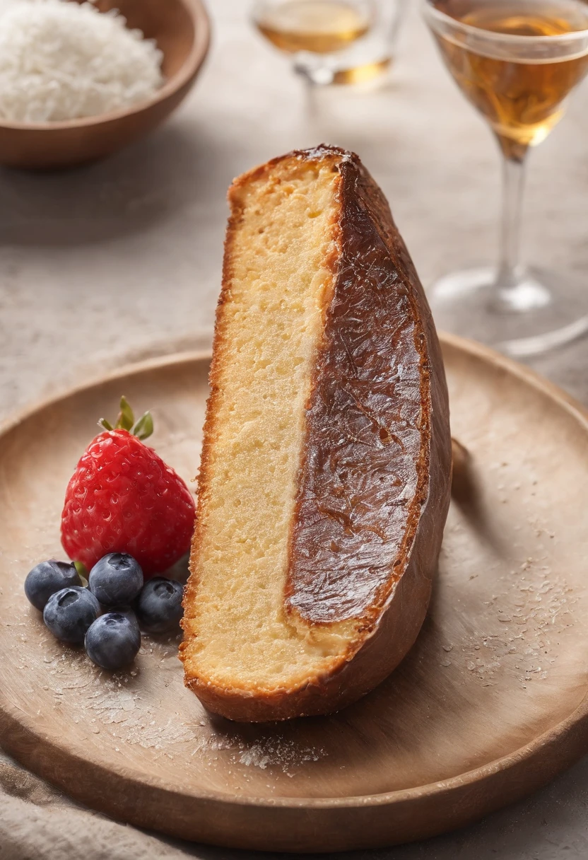 uma deliciosa fatia de bolo, cinemactic, fotografia profissional, studio illumination, Light Studio Background, advertising photography, detalhes intrincados, hiper-detalhado, Ultra realista, 8k UHD, Golden accents on the backdrop. Creme de recheio, colher e garfo dourados. Makes you want to eat, parece delicioso