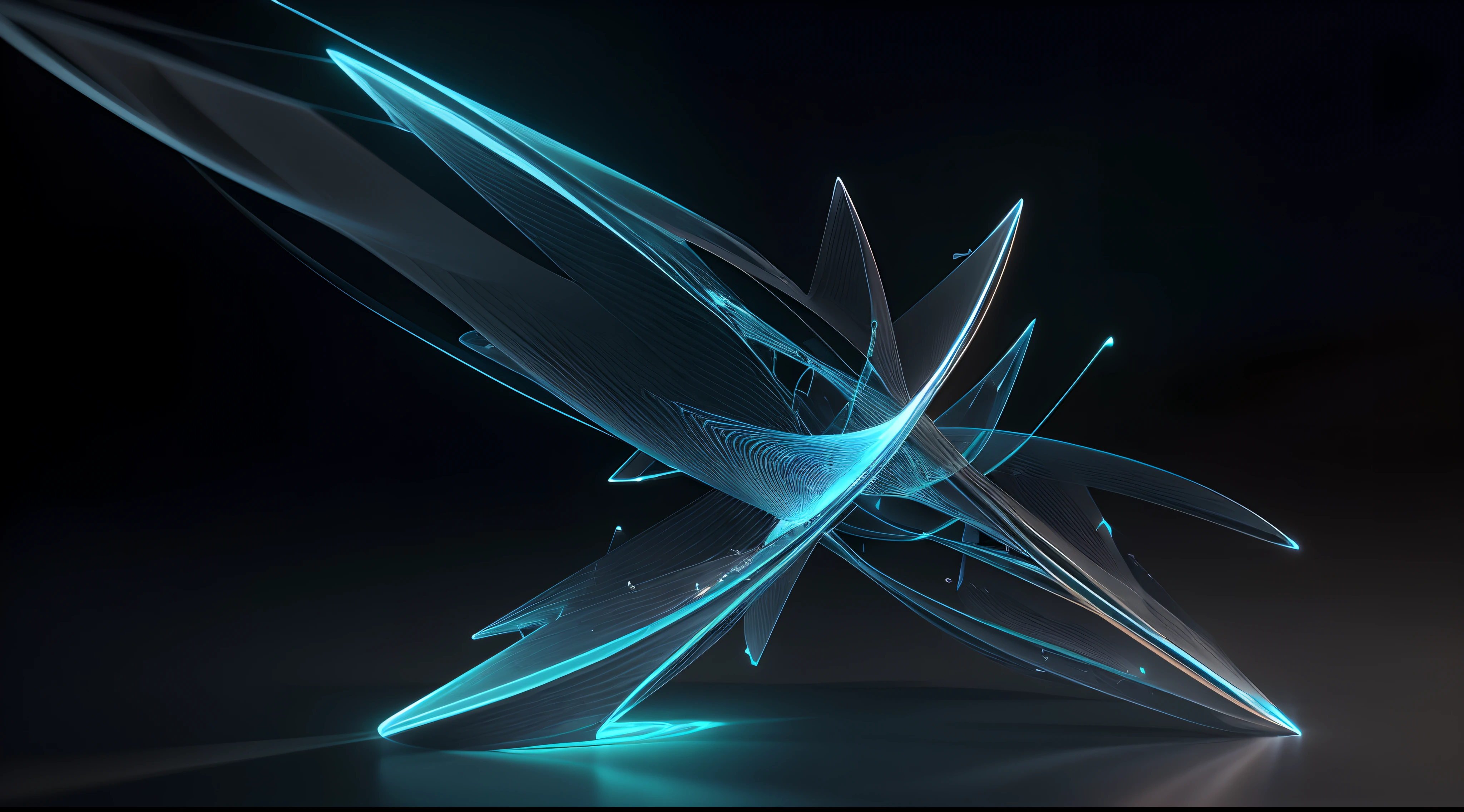 Engaging 3D visualization featuring stunning graphs、glinting