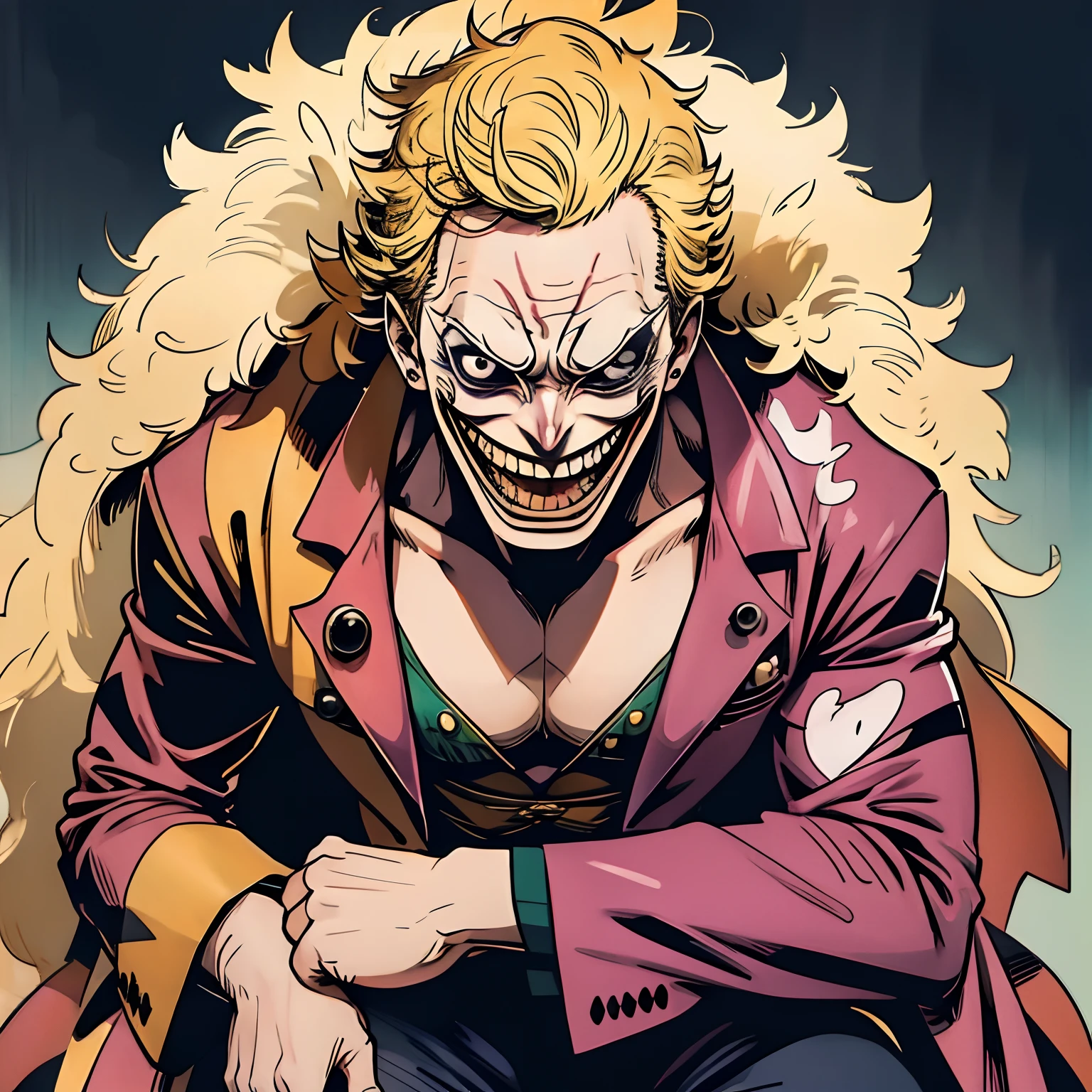 The Joker、Doflamingo、One piece、realisitic