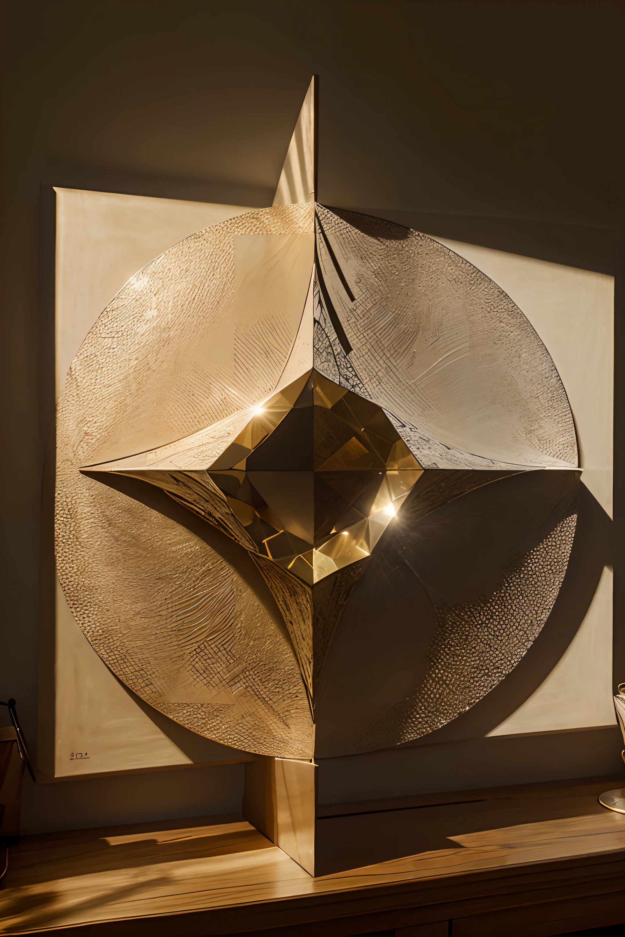 A work of art with mathematical elements