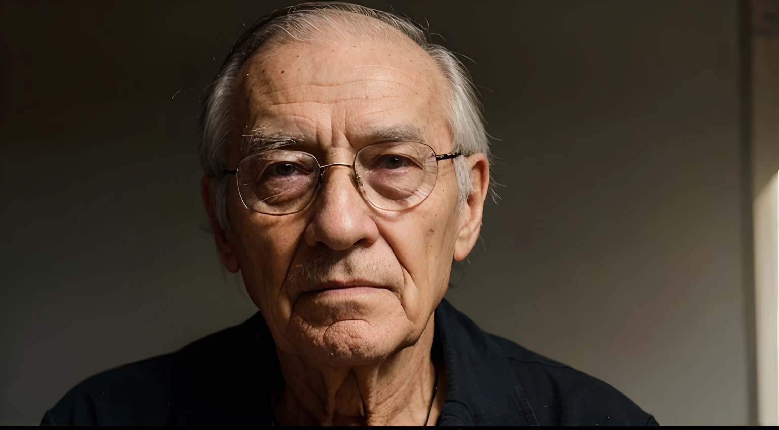an elderly man full of wisdom
