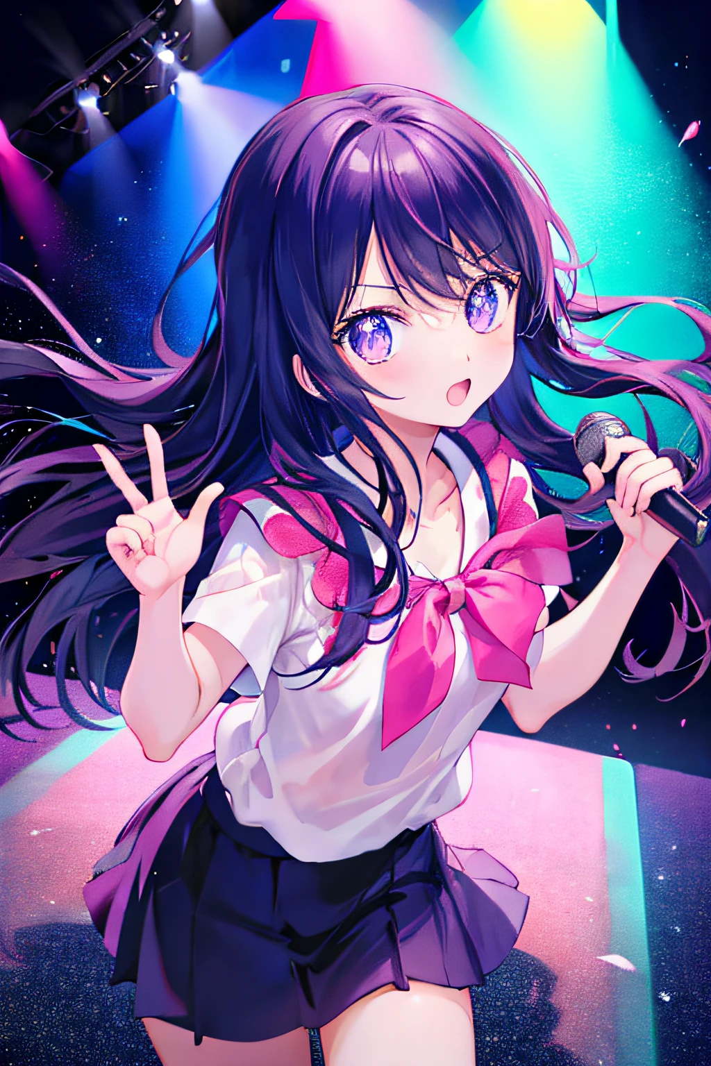 Ai Hoshino、idol、cute little