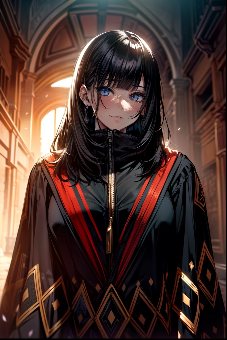 Huza、Poncho 、1girl in, hoods、Poncho、masterpiece, detailed shadow, Detailed light, ighly detailed, top-quality, hard disk, 4K, hightquality,细节、Acoustic guitar in hand、Ahegao , Silly,Sexual ecstasy,Drunken eyes,Blunt bangs, Black hair,(masutepiece:1.2, Best Quality), (finely detailed beautiful eye: 1.2), (Detailed background,Dark Fantasy), (beautifull detailed face), High contrast, (Best Illumination, extremely delicate and beautiful), ((Cinematic Light)), Colorful, Hyper Detail, Dramatic light, Intricate details,Full body、A dark-haired、Ahegao ( Silly / Sexual ecstasy)、Cross-eyed、Stranger、View other people、Blunt bangs、 over-kneehighs,Ahegao , Silly,Sexual ecstasy,Drunken eyes,Blunt bangs,,(masutepiece:1.2, Best Quality), (finely detailed beautiful eye: 1.2), (Detailed background,Dark Fantasy), (beautifull detailed face), High contrast, (Best Illumination, extremely delicate and beautiful), ((Cinematic Light)), Colorful, Hyper Detail, Dramatic light, Intricate details,