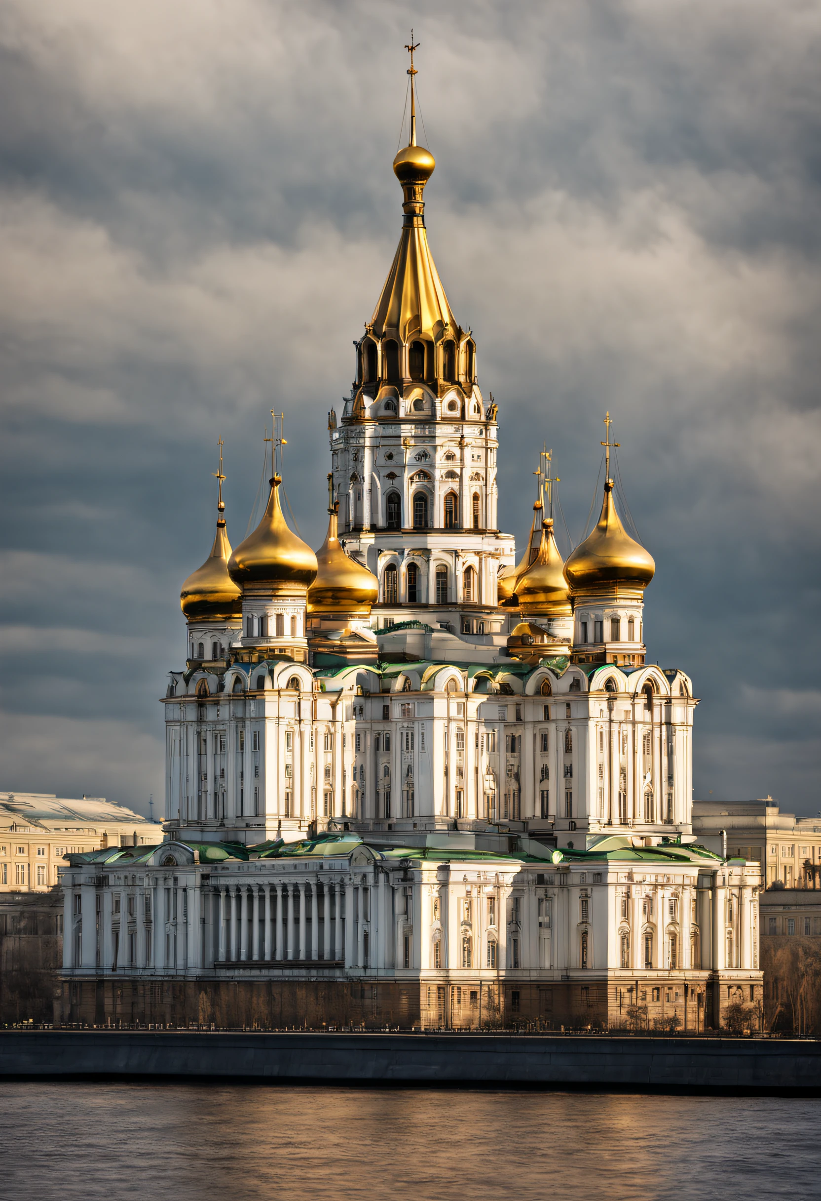 The House of the Government of the Russian Federation is a symbol of strength and unity, its towering structure and elegant design representing the country's rich history and promising future.