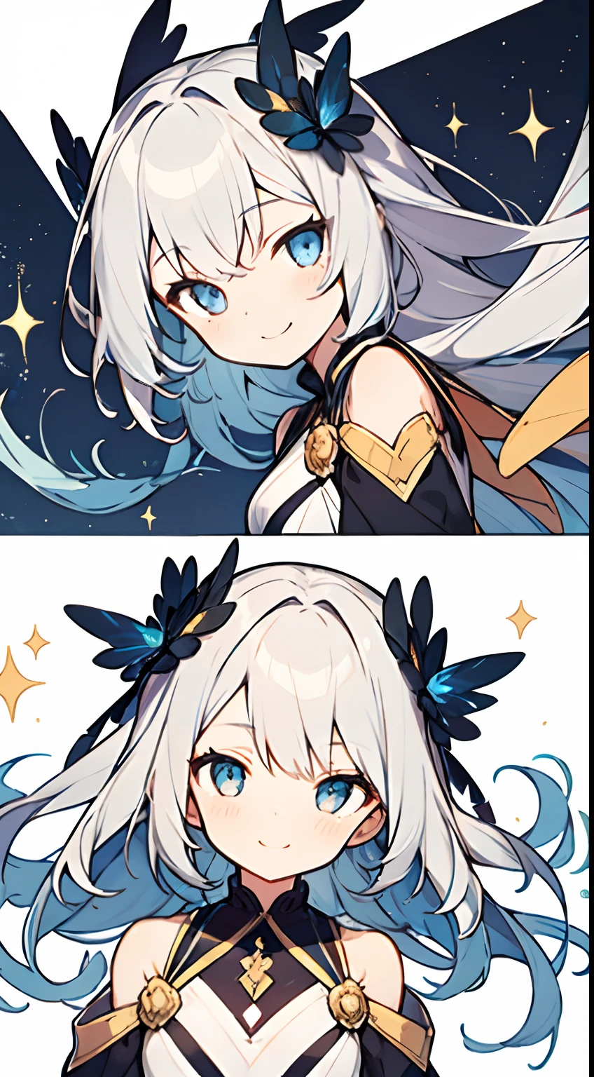 masutepiece, Best Quality,Illustration, Wallpaper, ultra -detail, Absurd beauty, 1beautiful girl、Glitter and big eyes、Hair fluttering in the wind、♡、Smaller head、miscievous smile