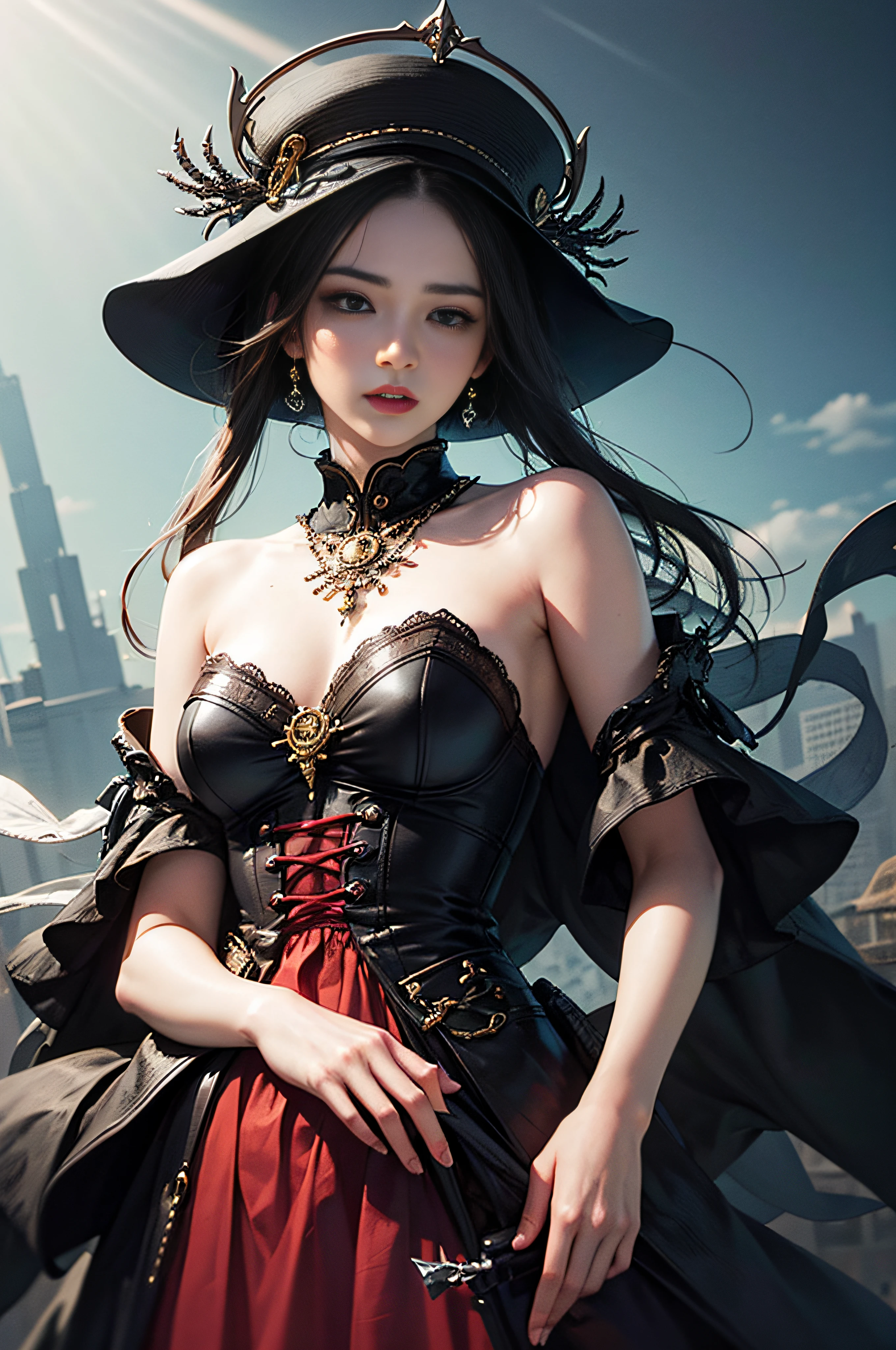 official art, unity 8k wallpaper, ultra detailed, beautiful and aesthetic, masterpiece, best quality, (zentangle, mandala, tangle, entangle), (fractal art:1.3) , 1girl, extremely detailed, dynamic angle, cowboyshot, the most beautiful form of chaos, elegant, a brutalist designed, vivid colours, romanticism, by james jean, roby dwi antono, ross tran, francis bacon, michal mraz, adrian ghenie, petra cortright, gerhard richter, takato yamamoto, ashley wood, atmospheric, ecstasy of musical notes, streaming musical notes visible