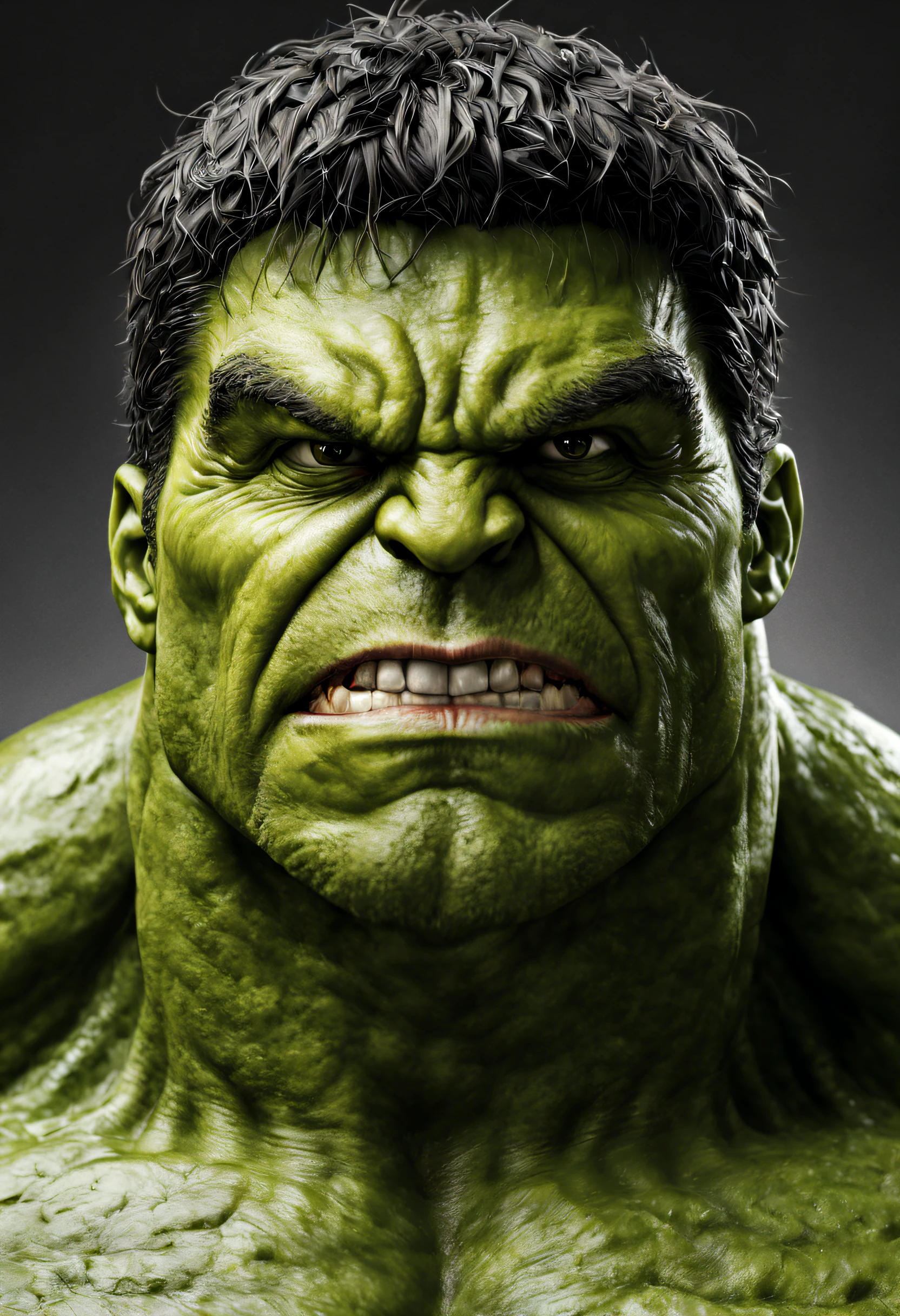 hulk, masterpiece, portrait, extreme detailed