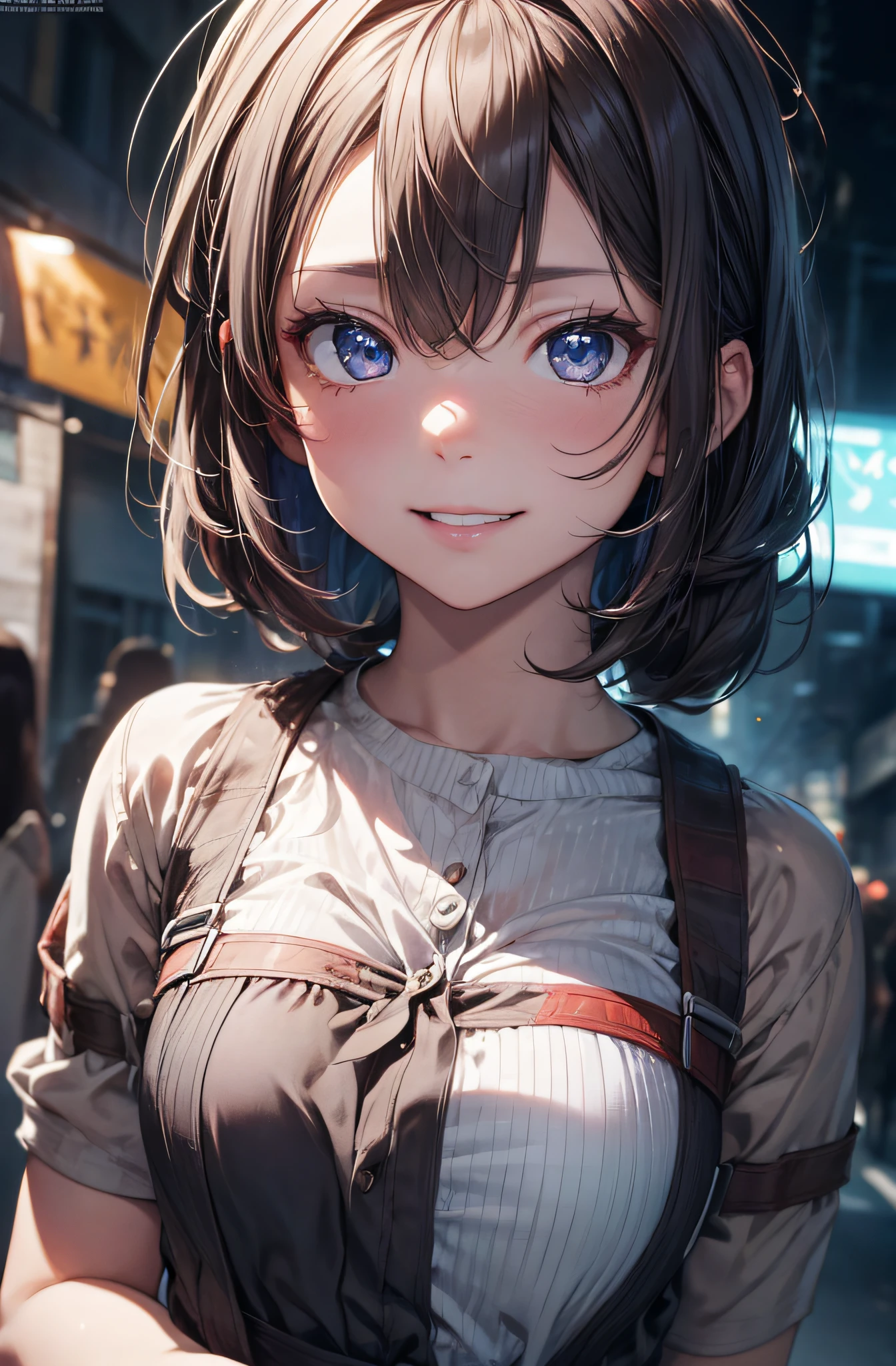 closeup face, detailed digital anime art, Anime with small details, Best Quality, Masterpiece, Ultra-detailed, Beautiful, hight resolution, Original,CG 8K ультрареалистичный, perfect artwork, beatiful face, Face Clean, Skin, hyper realistic, Ultra Detailed, A detailed eye, dramatic  lighting, (Realistic) Realistic, Full HD, Best Quality, Best Quality, Beautiful lighting, (8k wallpaper of extremely detailed CG unit), High Details, sharp-focus, The art of dramatic and photorealistic painting, sexy clothes, Lustful smile, lust, taut clothes, Hands raised up, pretty eyes,