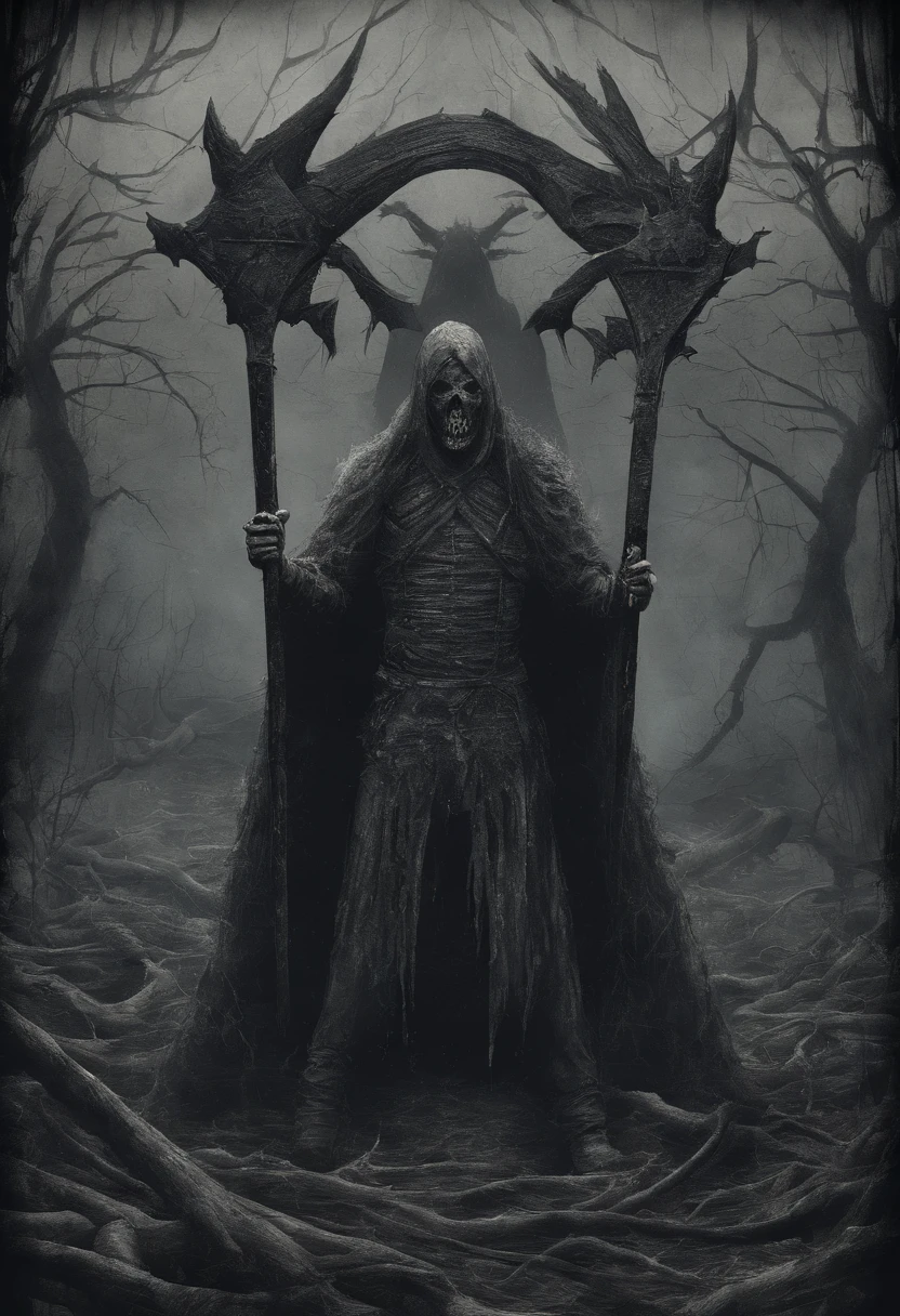 Man with two divine axes
