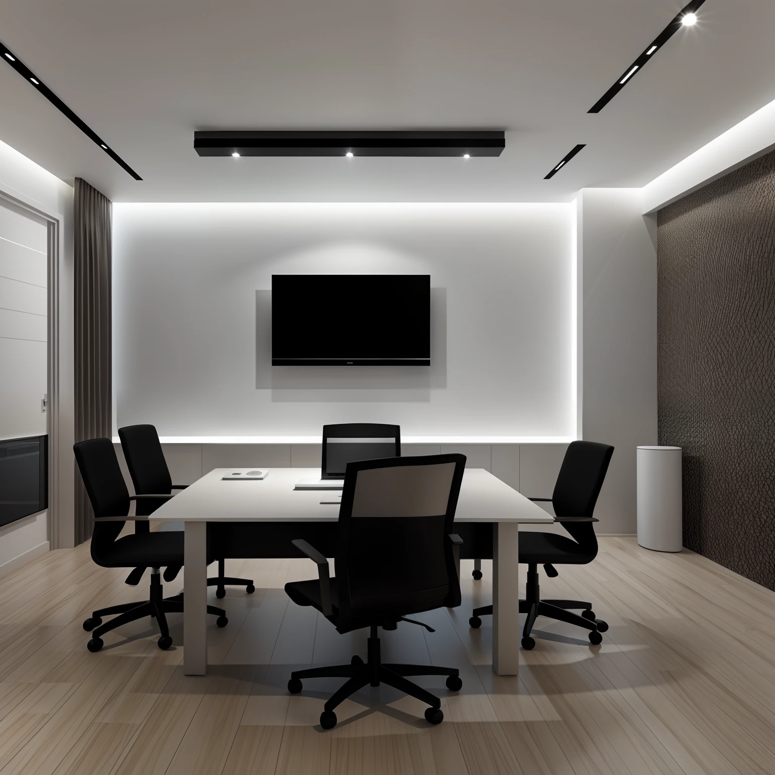 Streaming Room in realistic design