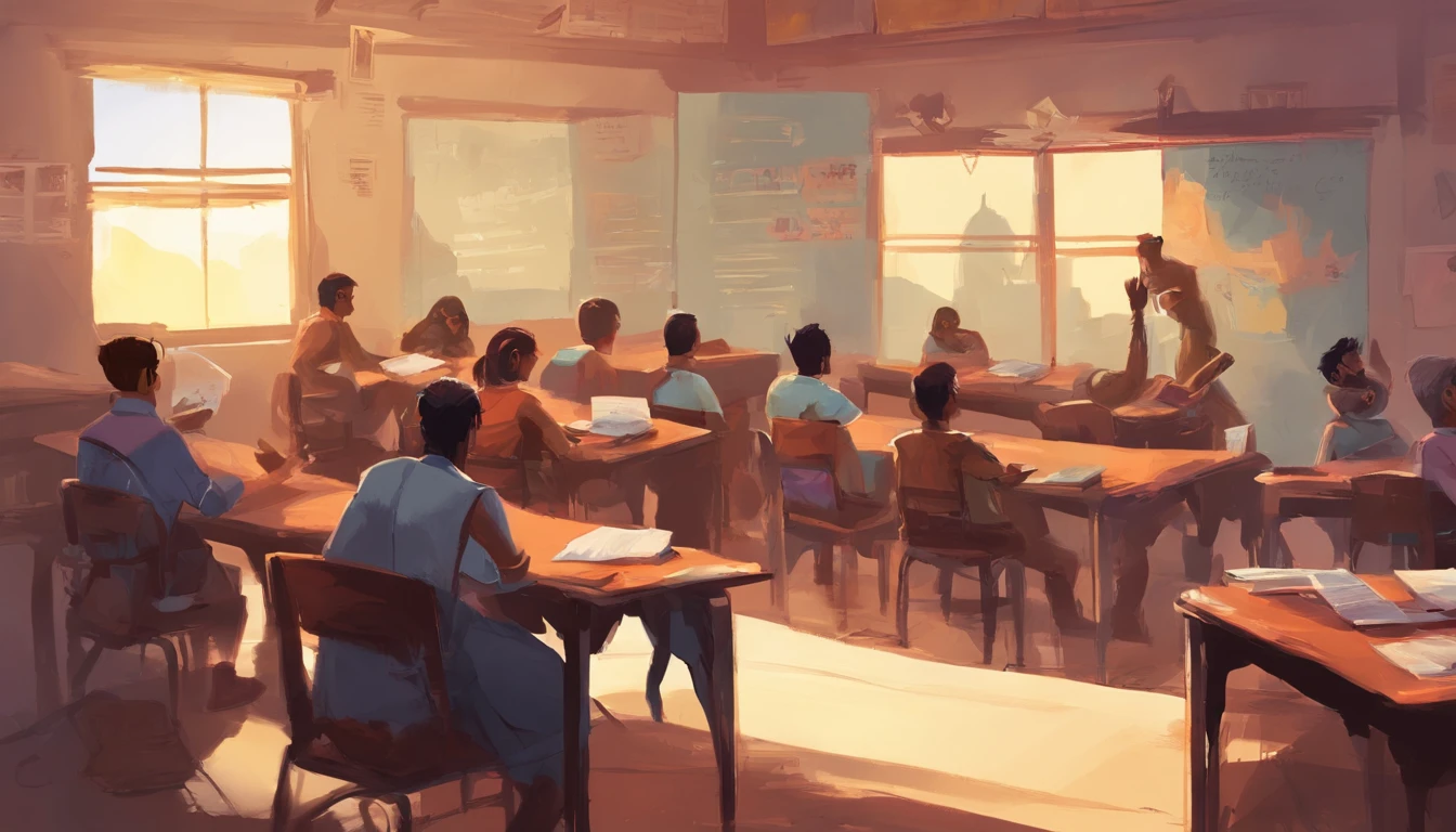 group of friends in a class room,indian