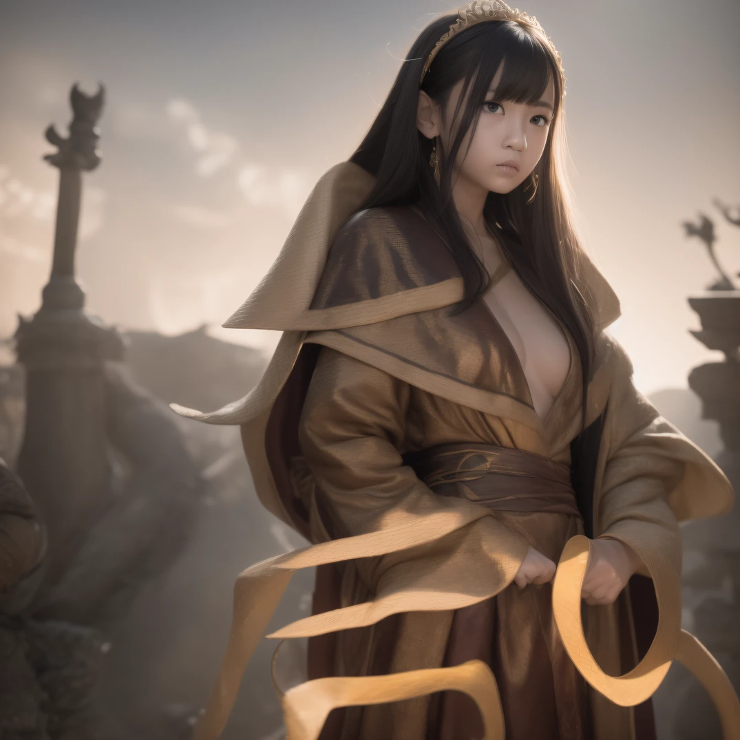 CG Giant Secret Realm,Asian women pose in colorful bikinis, Realistic secret manga girl rendering, detailed face of a asian girl, Realistic in the secret world, Smooth CG art, Realistic. Cheng Yi, Realistic secret style, A lovely secret rendering, Rendu portrait 8k, Render character art 8 K, Kawaii realistic portrait, (Linen batik scarf), Angry fighting stance, looking at the ground, Batik linen bandana, Chinese python pattern long-sleeved garment,Uncharted(Abstract propylene splash:1.2), Dark clouds lightning background,废墟(realisticlying:1.4),Black color hair,Flour fluttering,Telephoto lens high, A high resolution, the detail, RAW photogr, Sharp Re, Nikon D850 Film Stock Photo by Jefferies Lee 4 Kodak Portra 400 Camera F1.6 shots, Rich colors, ultra-realistic vivid textures, Dramatic lighting,8K quality, Girls,Backstreets, Dark clouds lightning background(realisticlying:1.4),Black color hair,Uncharted, RAW photogr, Sharp Re, Nikon D850 Film Stock Photo by Jefferies Lee 4 Kodak Portra 400 Camera F1.6 shots, Rich colors, ultra-realistic vivid textures, Drama light film CG society,Tropical canyon battle scene、Chinese big breasts、Vintage trench coat、three kingdom、ember、100 people、Faraway view、intense battles、high detal、masuter piece、NSFW,Multi-layered long-sleeved gauze garment,Quick-dry vest,Colorful cotton and linen sweater,Red and black snake cloak cloak,Doomsday ruins(Uncharted)Climb the streets(Armageddon)eyes filled with angry,He clenched his fists
