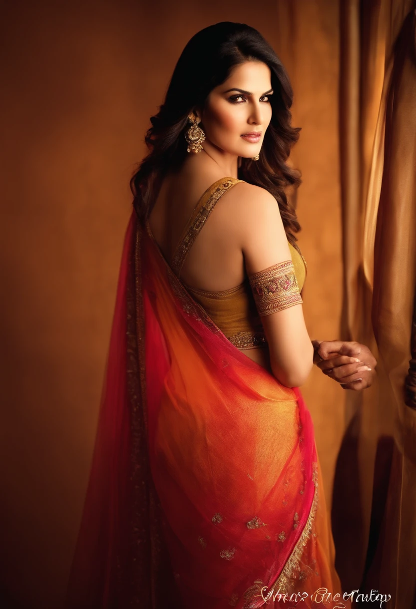 Sunny leone with modi ji