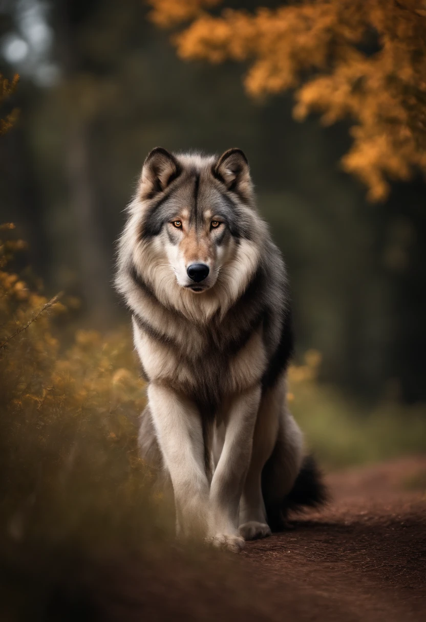 Um enorme lobo cinzento selvagem protegendo uma bela garota
(master part: 1.5) (fotorrealista: 1.1) (Bokeh) (best quality) (textura detalhada da pele poros cabelo: 1.1) (intrincado) (8k) (HDR) (papel de parede) (Cinematic lighting) (foco nítido )