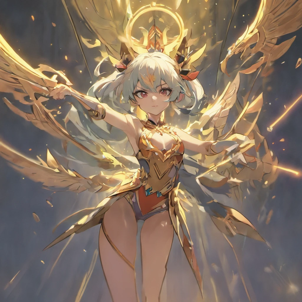 (fundo branco:1.4),(Silhueta de Varus de League of Legends, female, 1 feminino, nudez, feminino sem camisa, cabelos longos coloridos, Elementos Orientais)，(Chinese illustration:1.3，arte em papel:1.3, Arte em papel acolchoado:1.2),( Reasonable design, linhas claras, alta nitidez,best quality, Very detailed, master part, Efeito de luz do filme, 4k )