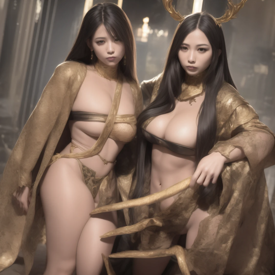 CG Giant Secret Realm，Asian women pose in colorful bikinis, Realistic secret manga girl rendering, detailed face of a asian girl, Realistic in the secret world, Smooth CG art, Realistic. Cheng Yi, Realistic secret style, A lovely secret rendering, Rendu portrait 8k, Render character art 8 K, Kawaii realistic portrait， （Linen batik scarf）， Angry fighting stance， looking at the ground， Batik linen bandana， Chinese python pattern long-sleeved garment，Uncharted（Abstract propylene splash：1.2）， Dark clouds lightning background，废墟（realisticlying：1.4），Black color hair，Flour fluttering，Telephoto lens high， A high resolution， the detail， RAW photogr， Sharp Re， Nikon D850 Film Stock Photo by Jefferies Lee 4 Kodak Portra 400 Camera F1.6 shots, Rich colors, ultra-realistic vivid textures, Dramatic lighting，8K quality, Girls，Backstreets， Dark clouds lightning background（realisticlying：1.4），Black color hair，Uncharted， RAW photogr， Sharp Re， Nikon D850 Film Stock Photo by Jefferies Lee 4 Kodak Portra 400 Camera F1.6 shots, Rich colors, ultra-realistic vivid textures, Drama light film CG society，Tropical canyon battle scene、Chinese big breasts、Vintage trench coat、three kingdom、ember、100 people、Faraway view、intense battles、high detal、masuter piece、NSFW，Multi-layered long-sleeved gauze garment，Quick-dry vest，Colorful cotton and linen sweater，Red and black snake cloak cloak，Doomsday ruins（Uncharted）Climb the streets（Armageddon）eyes filled with angry，He clenched his fists